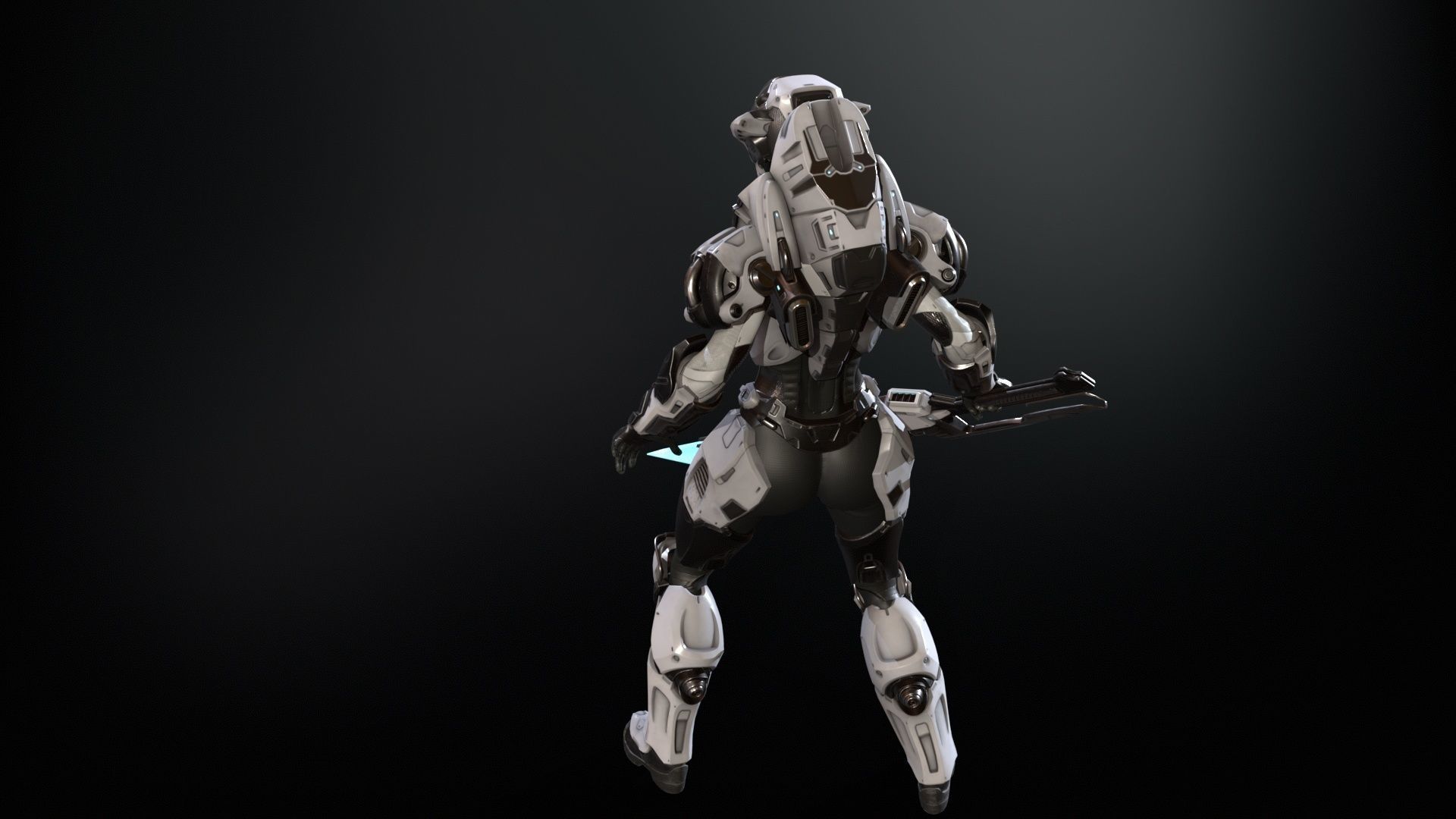 CyberJagg5 Low-poly 3D model_23
