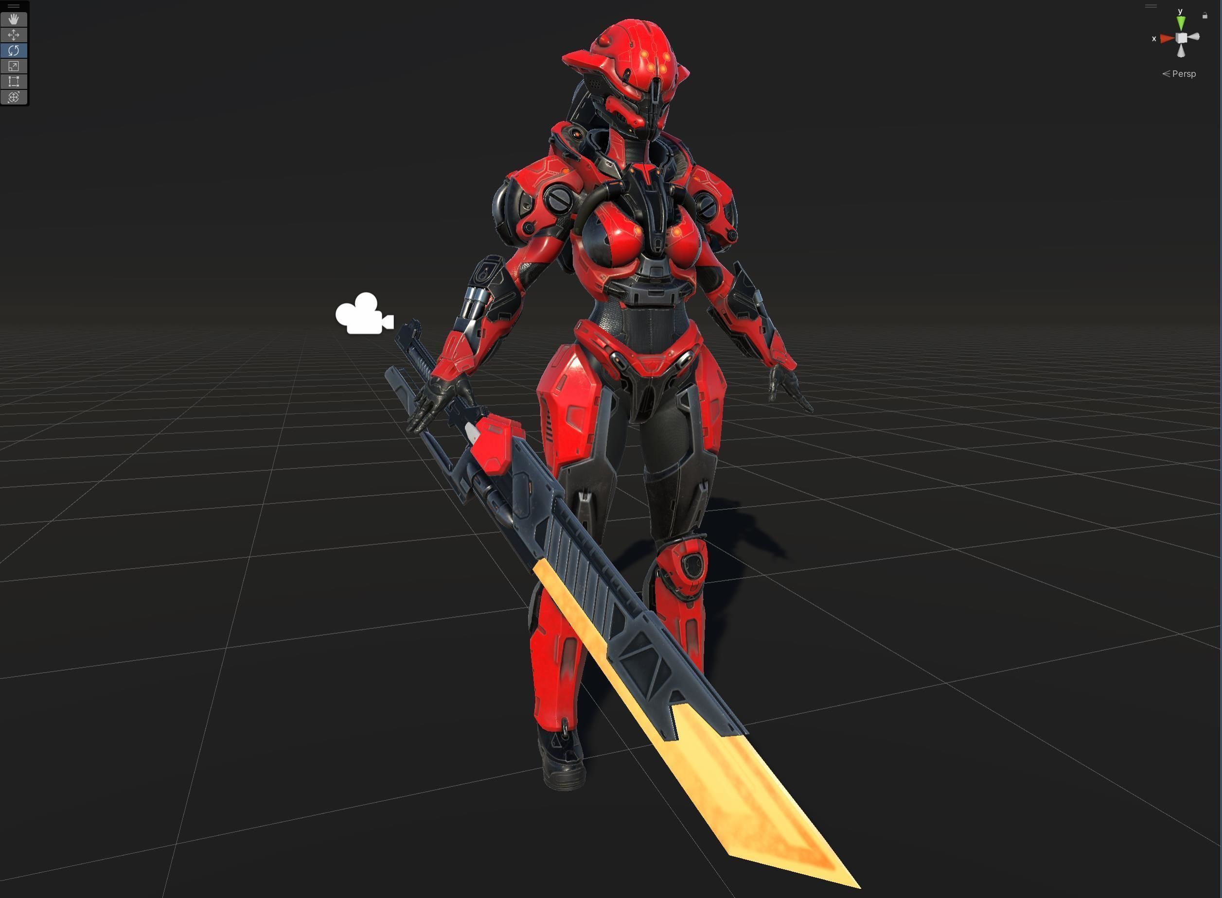 CyberJagg5 Low-poly 3D model_27