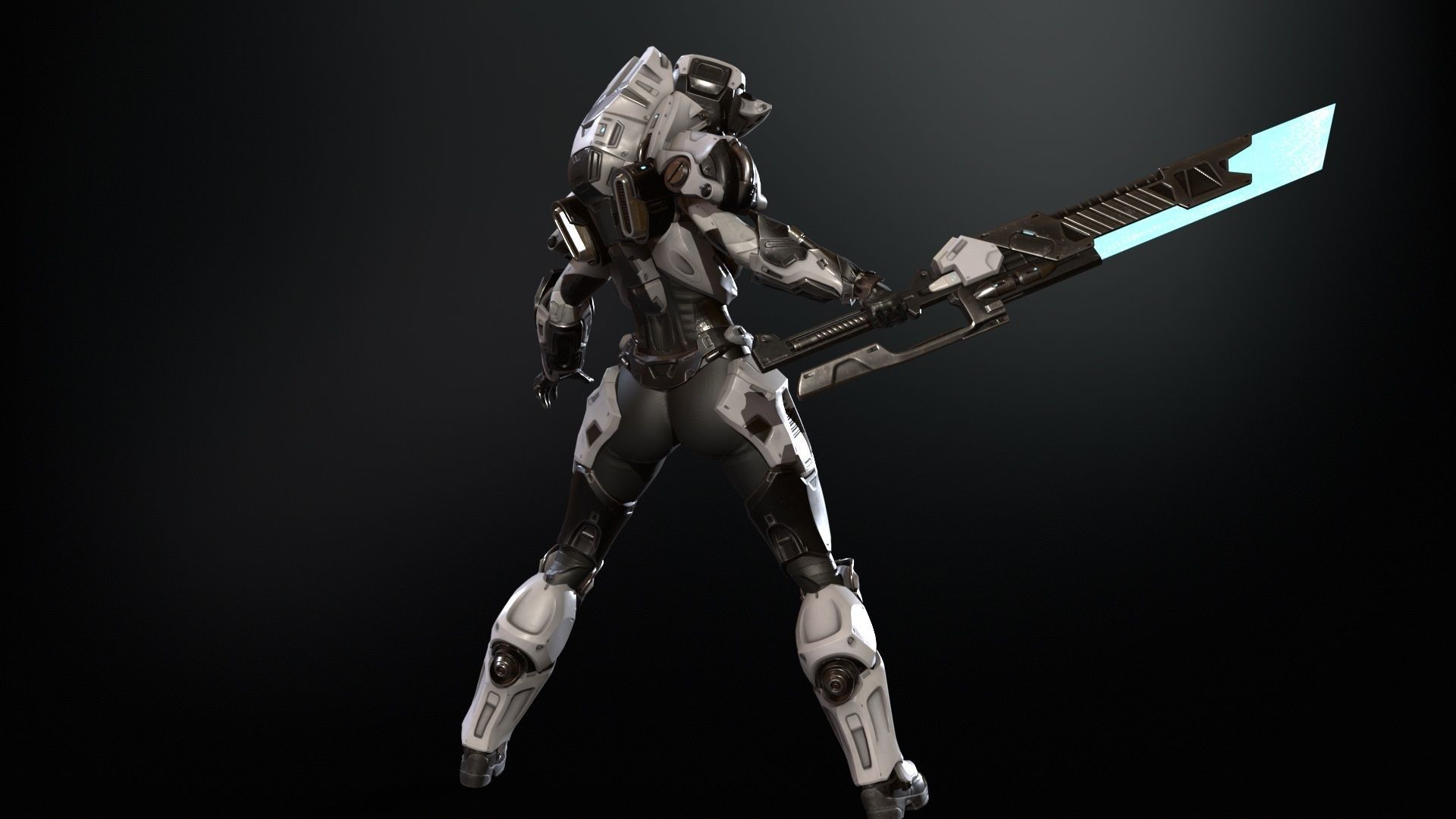 CyberJagg5 Low-poly 3D model_20