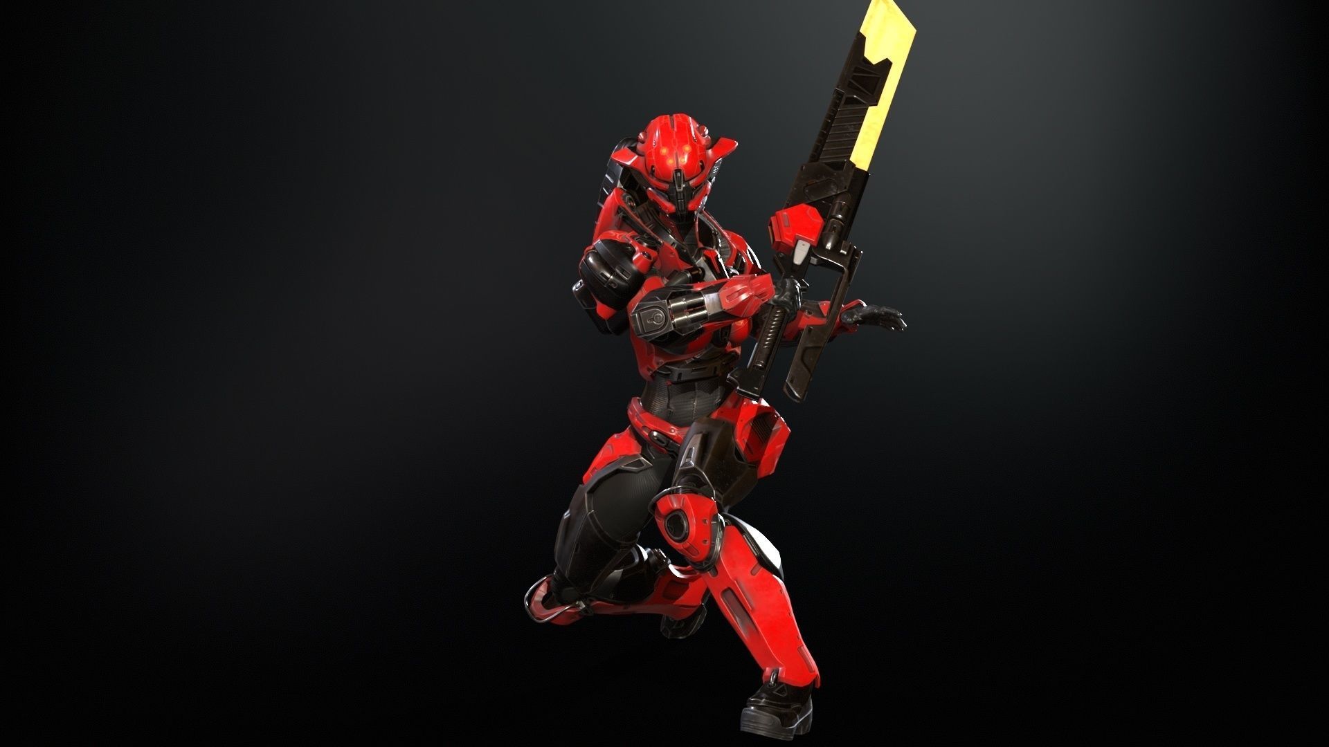 CyberJagg5 Low-poly 3D model_5