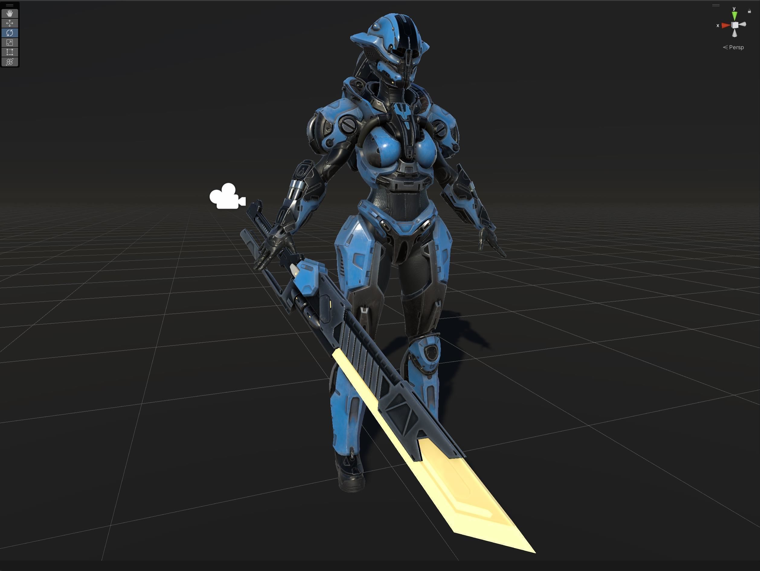CyberJagg5 Low-poly 3D model_26