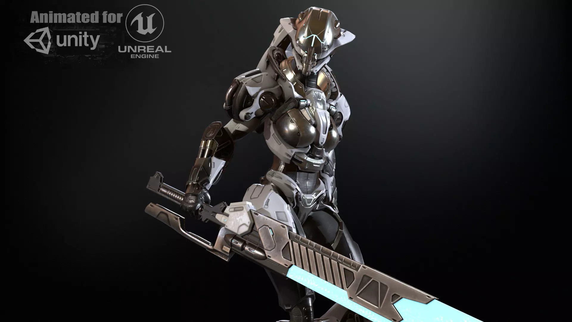 CyberJagg5 Low-poly 3D model_0