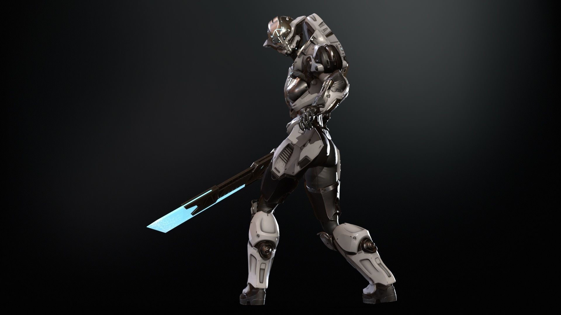 CyberJagg5 Low-poly 3D model_22