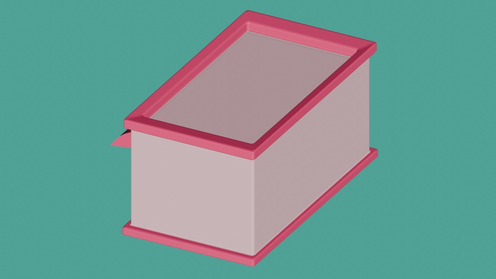 Low poly cartoon shop 3D model Game Ready Low-poly 3D model_3