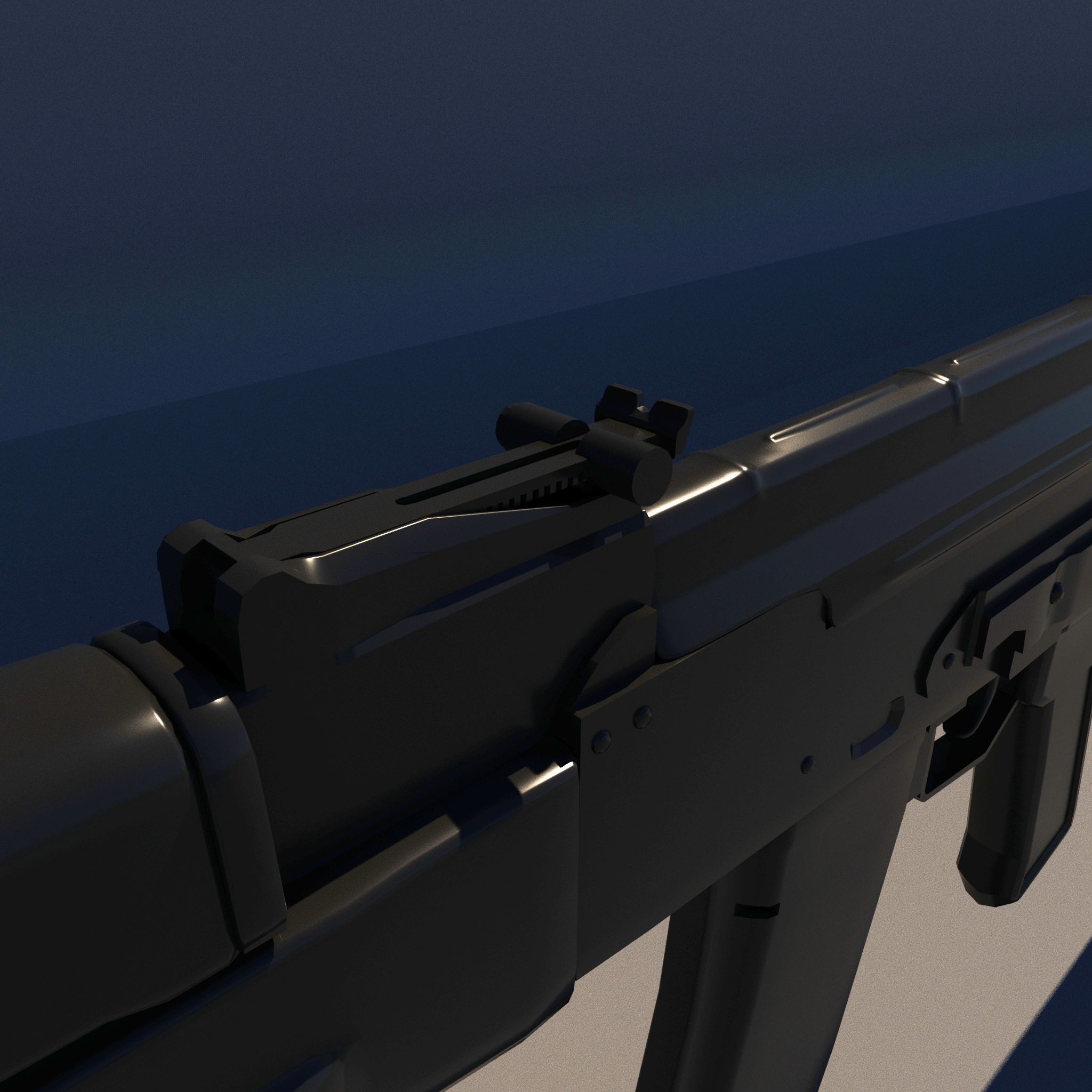 AK-74 3D model_2