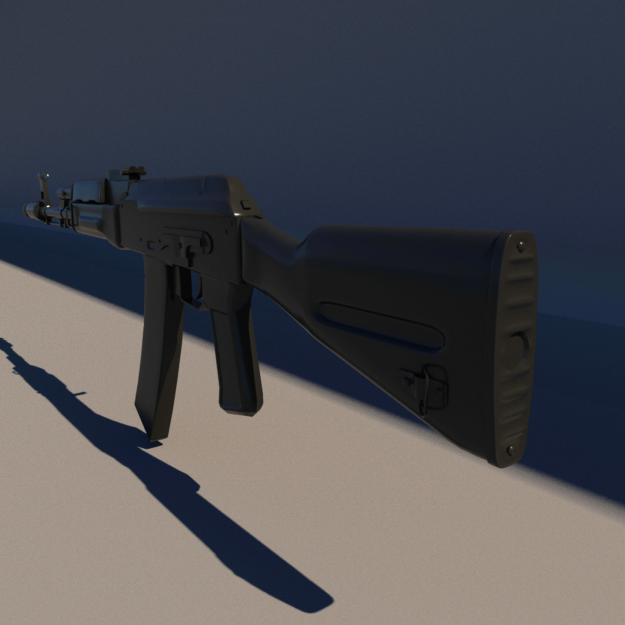 AK-74 3D model_1