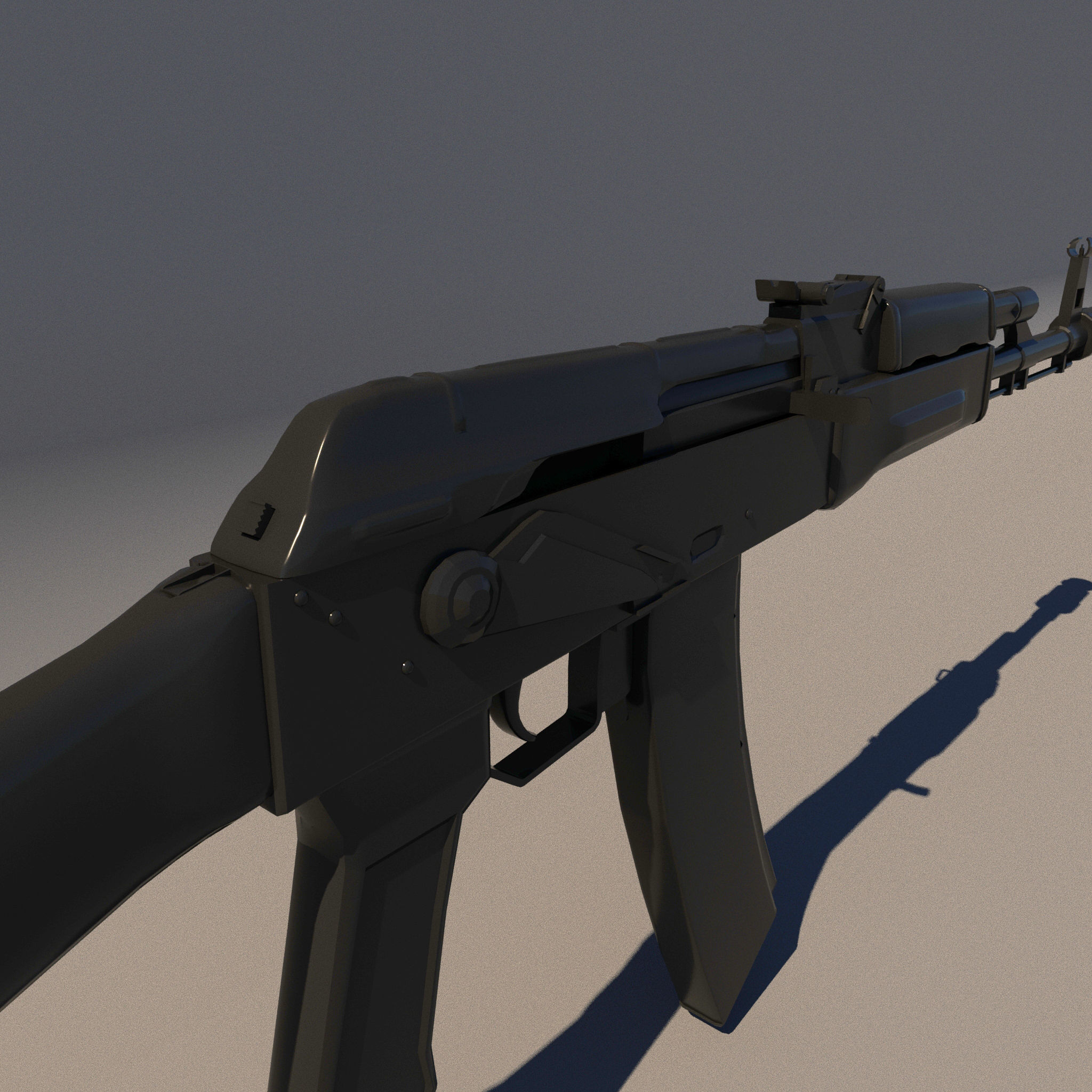 AK-74 3D model_3