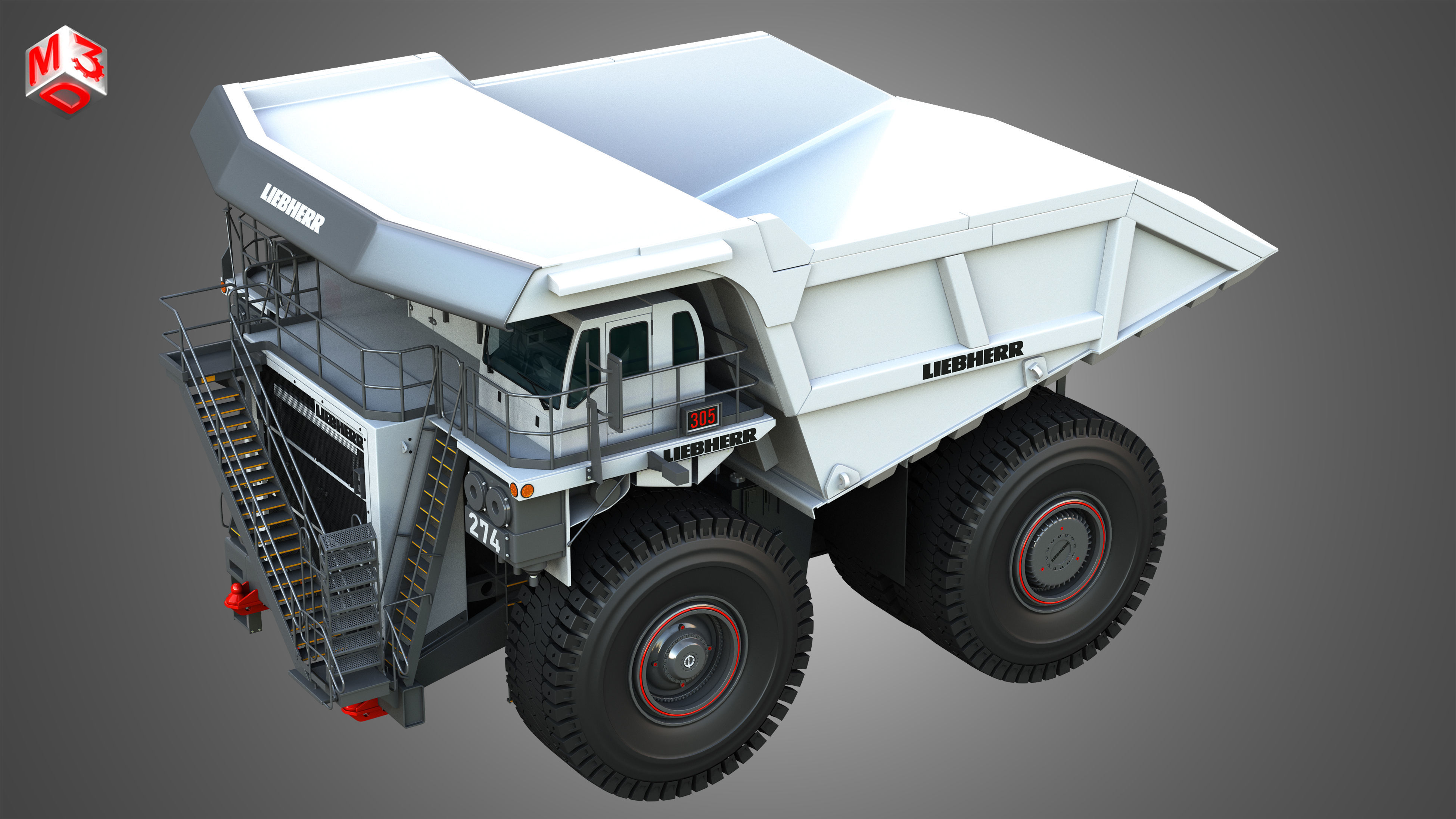 T274 - Off-Highway - Mining Dump Truck 3D model_18