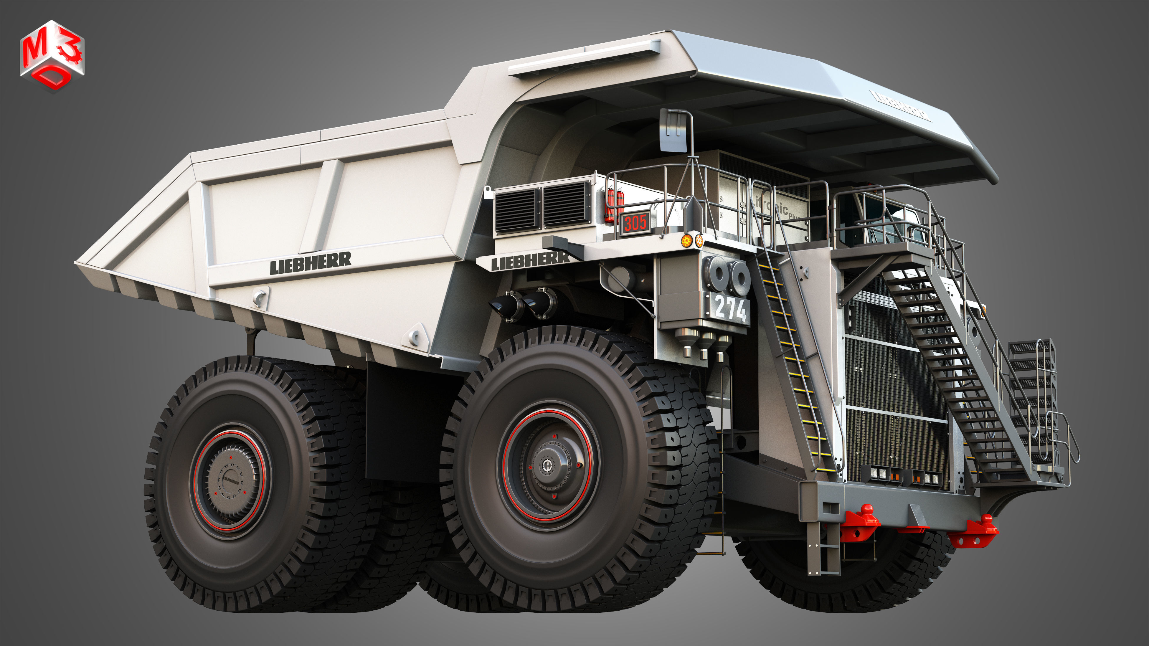 T274 - Off-Highway - Mining Dump Truck 3D model_8