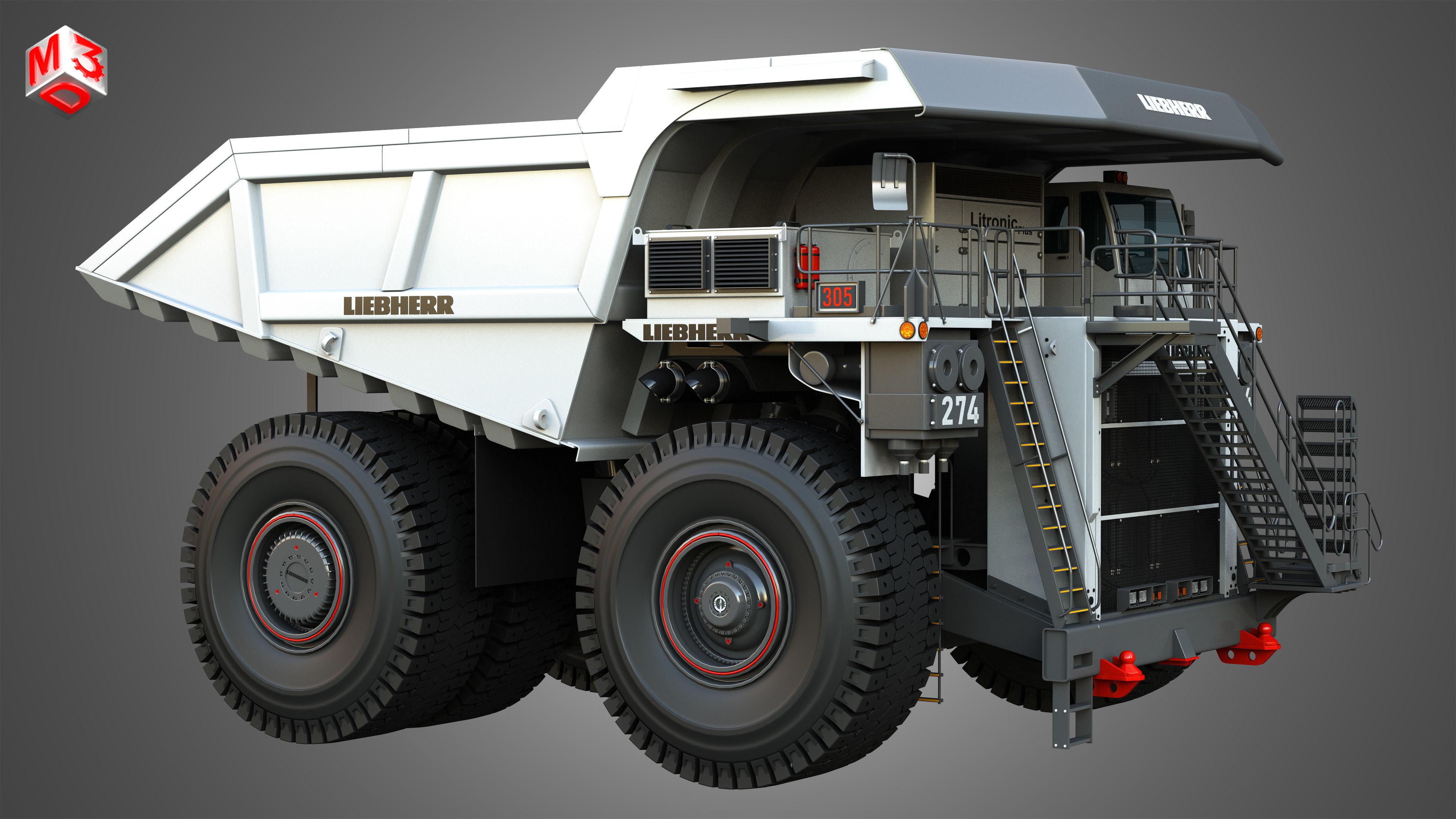 T274 - Off-Highway - Mining Dump Truck 3D model_16