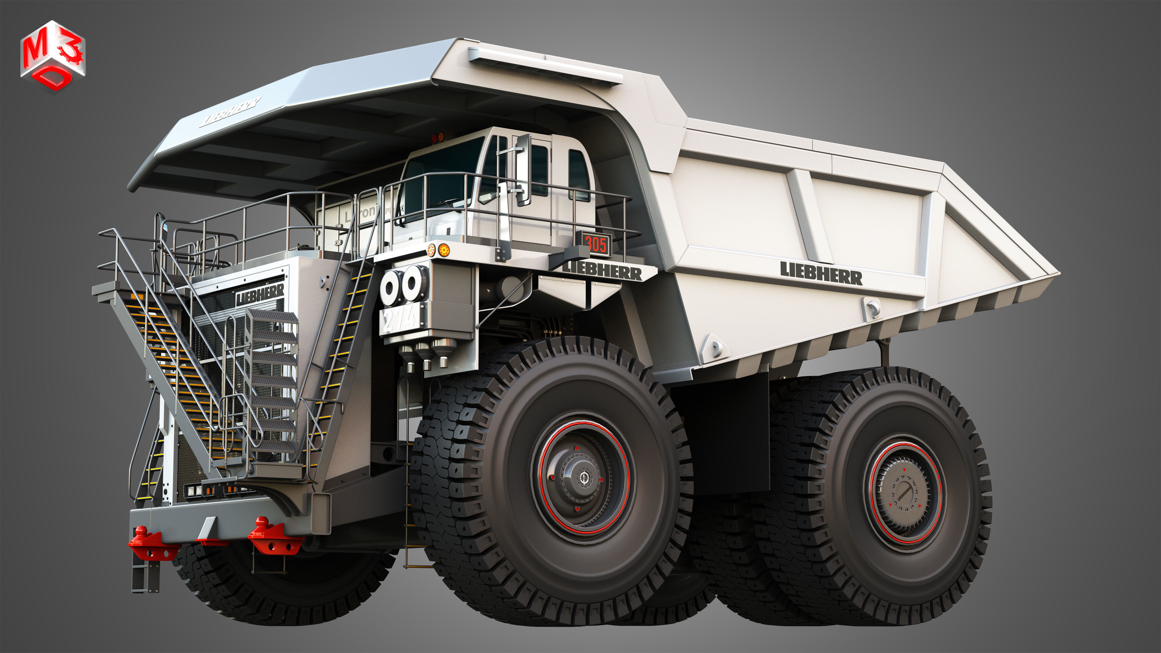T274 - Off-Highway - Mining Dump Truck 3D model_6