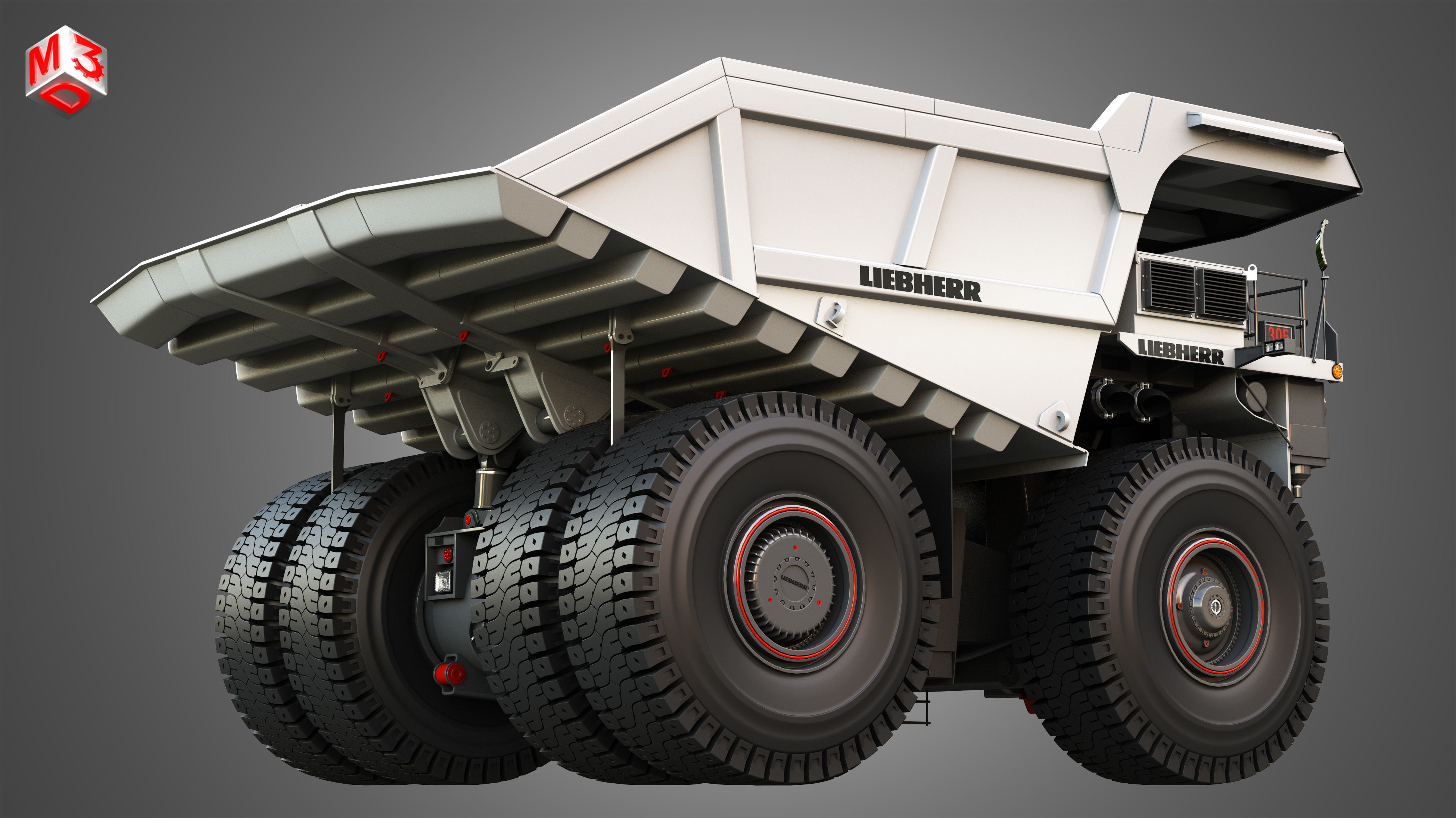 T274 - Off-Highway - Mining Dump Truck 3D model_7