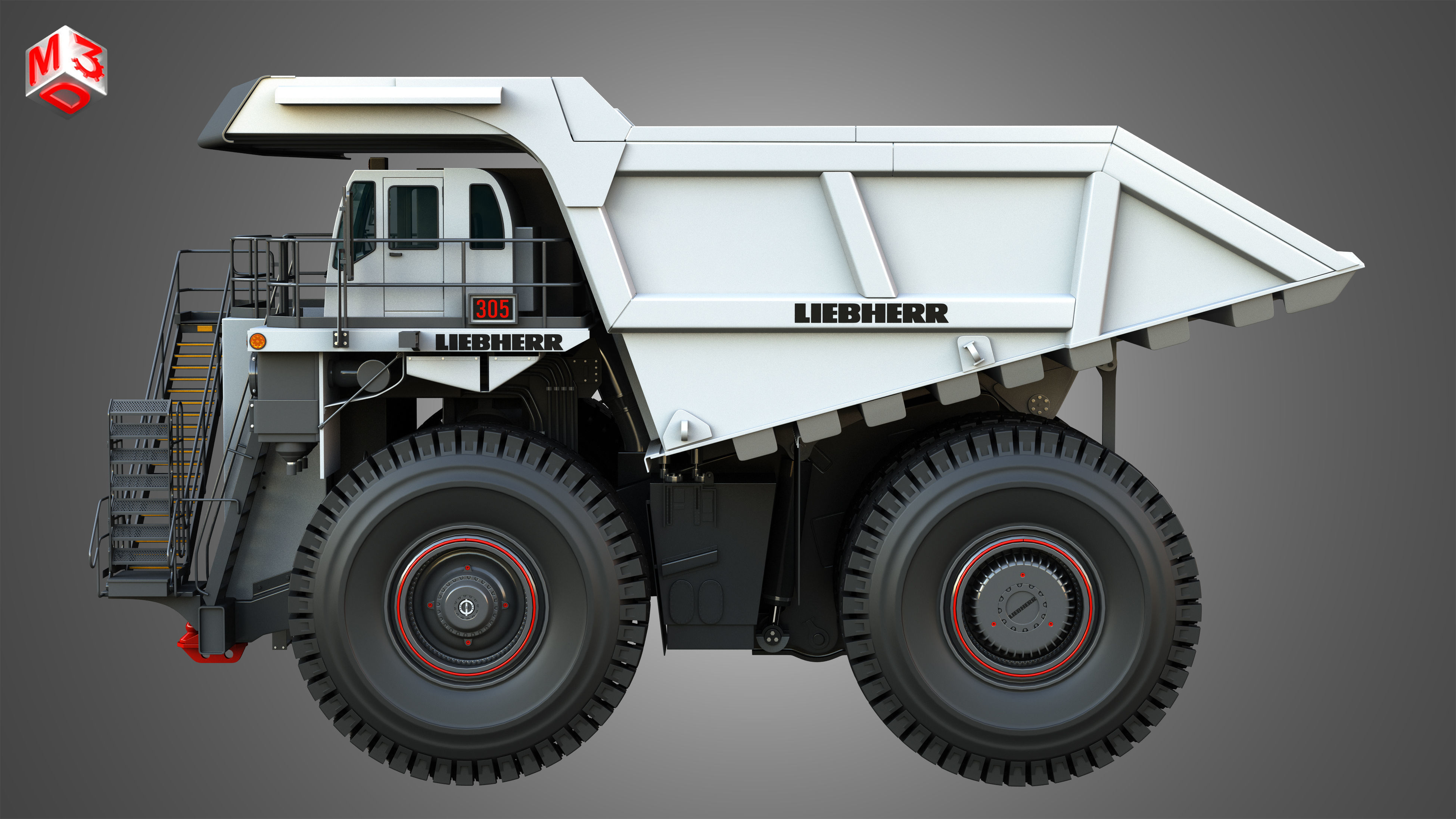 T274 - Off-Highway - Mining Dump Truck 3D model_4