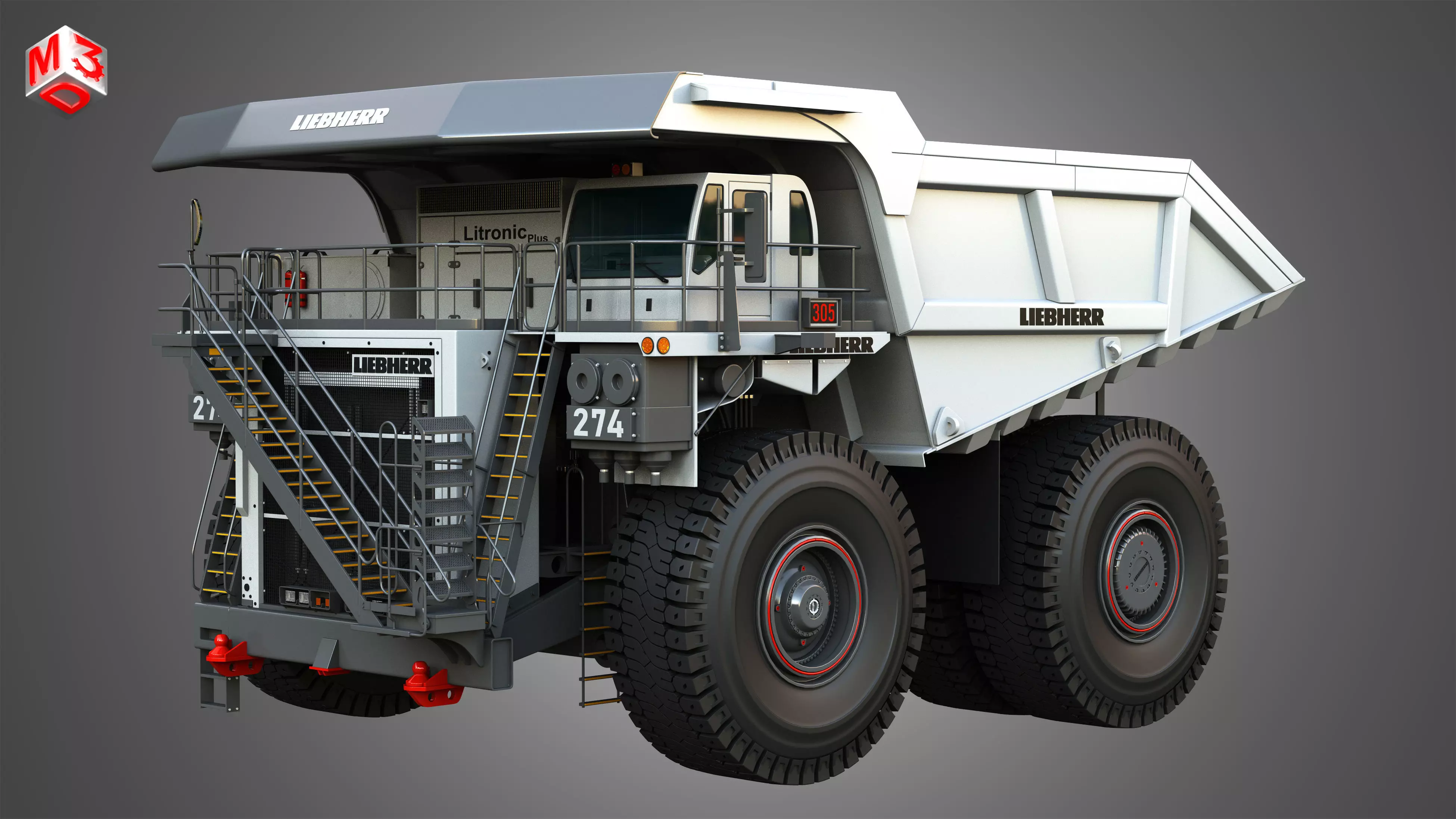 T274 - Off-Highway - Mining Dump Truck 3D model_0