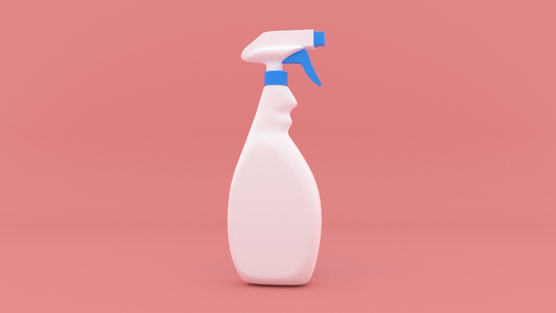 spray bottle Low-poly 3D model_3