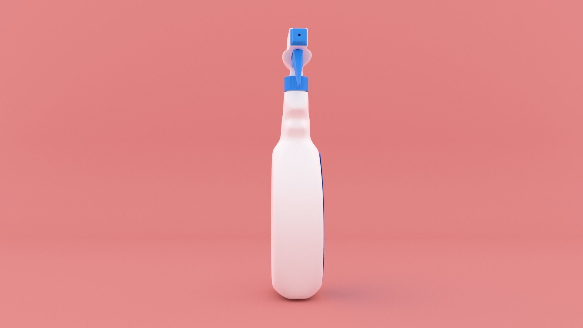 spray bottle Low-poly 3D model_2