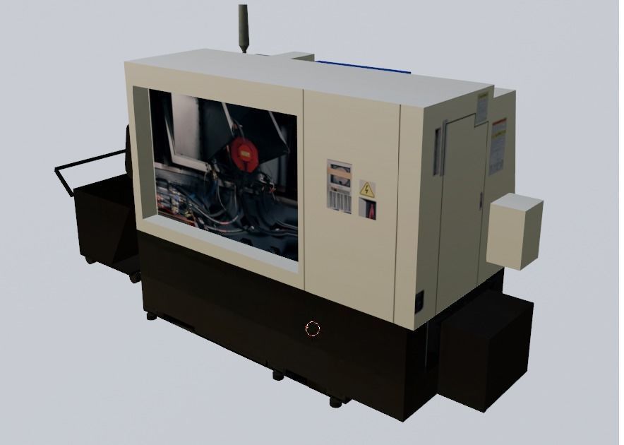 SPECTR TC-M processing center Low-poly 3D model_24