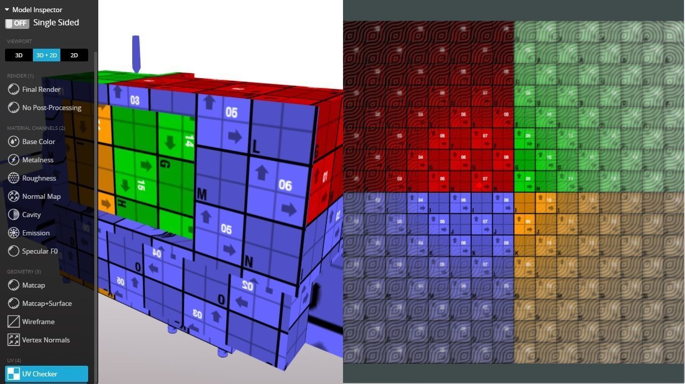 SPECTR TC-M processing center Low-poly 3D model_6