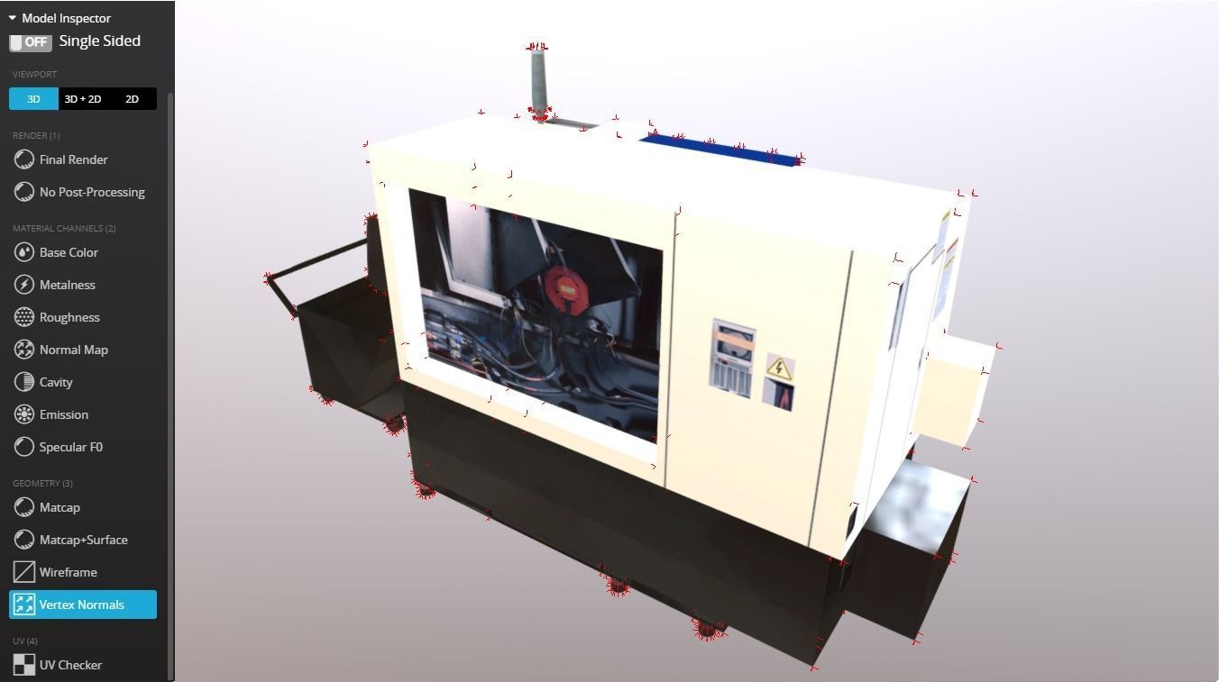 SPECTR TC-M processing center Low-poly 3D model_23