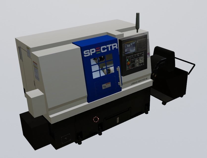 SPECTR TC-M processing center Low-poly 3D model_26
