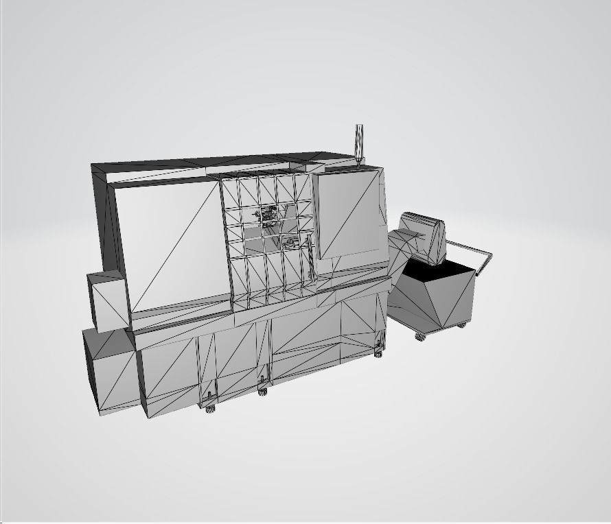 SPECTR TC-M processing center Low-poly 3D model_28