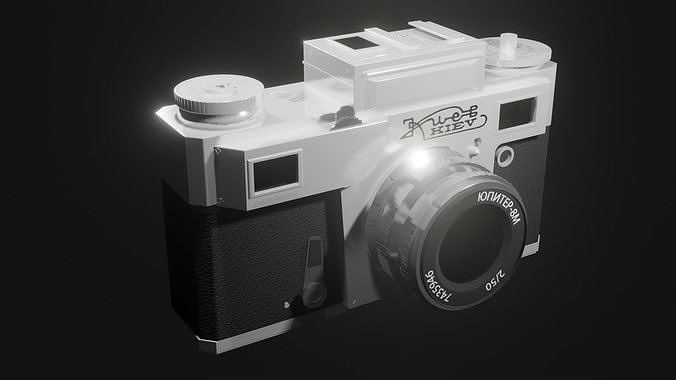 ANALOG CAMERA Kiev 4a Jupiter 8M 50mm 3D model