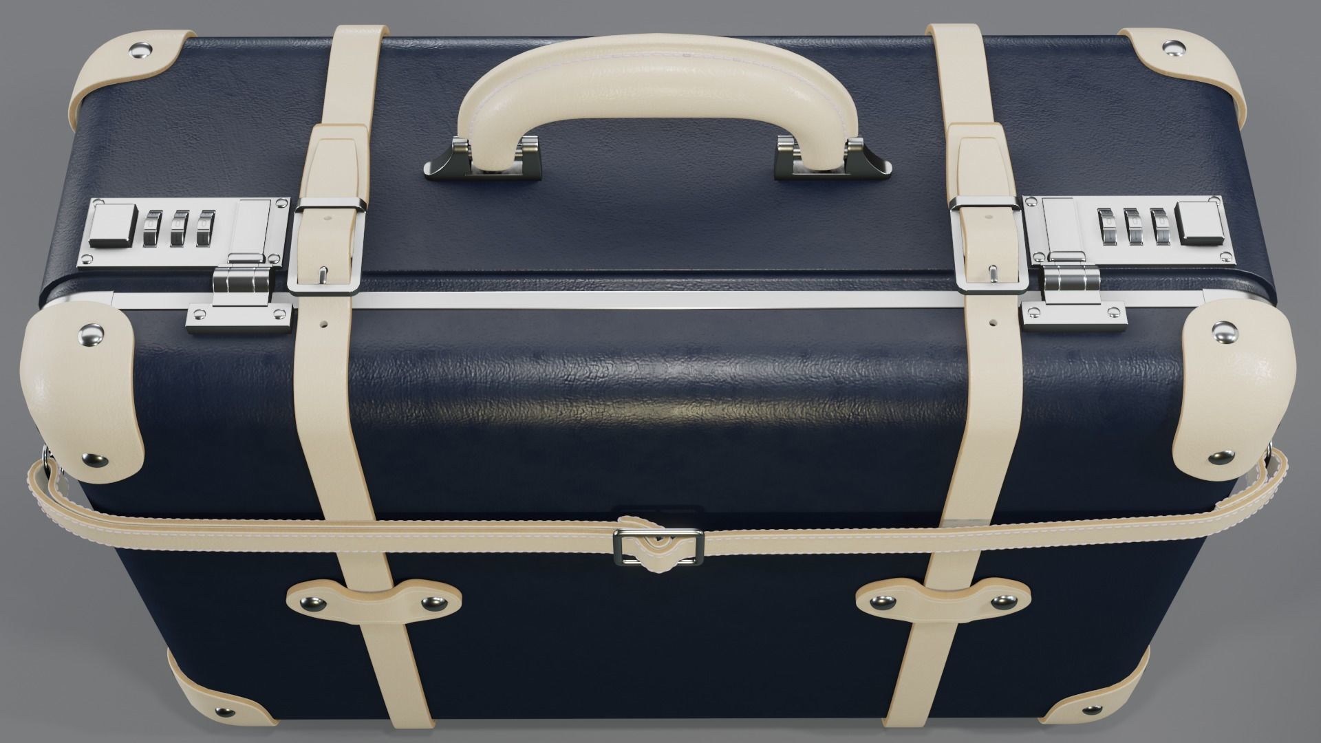 Steamline Anthropologist Navy Overnighter 3D model_2