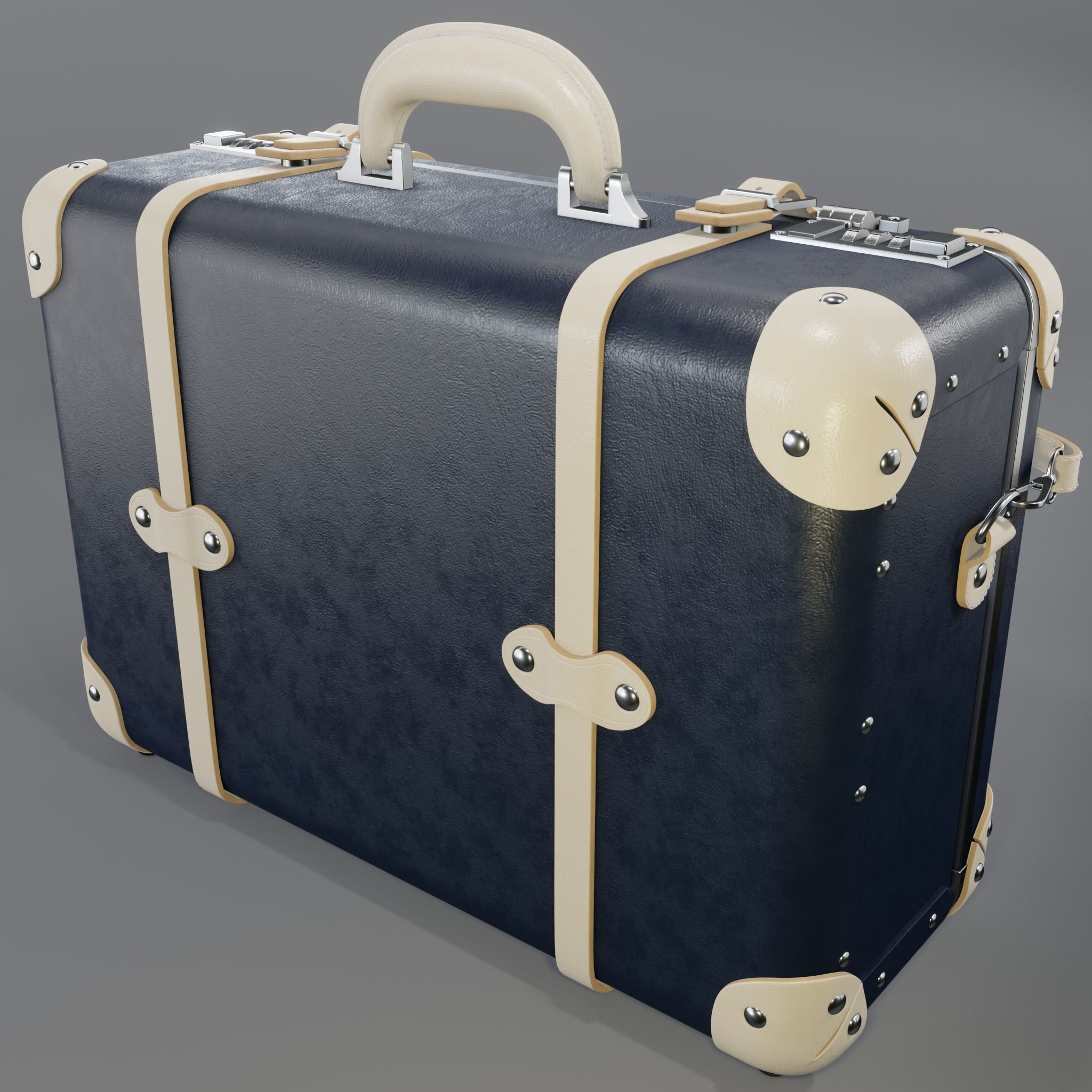 Steamline Anthropologist Navy Overnighter 3D model_1