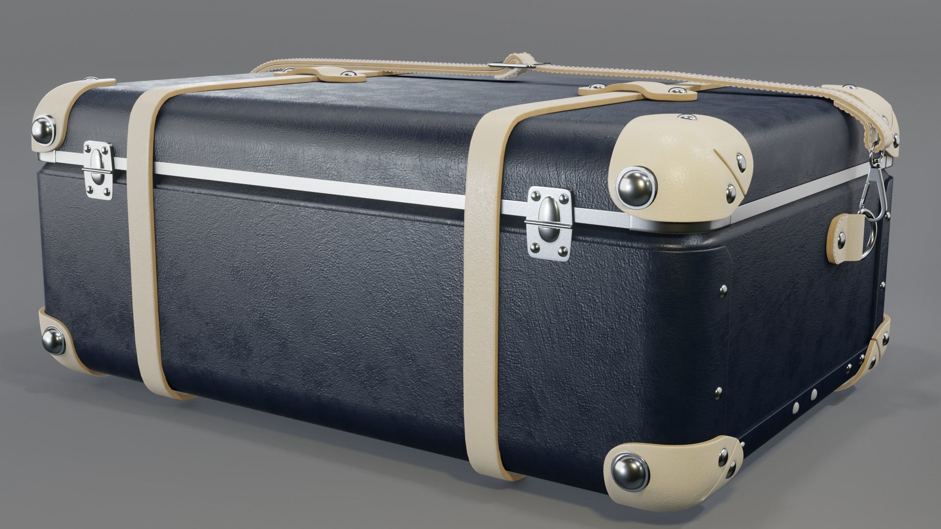 Steamline Anthropologist Navy Overnighter 3D model_4