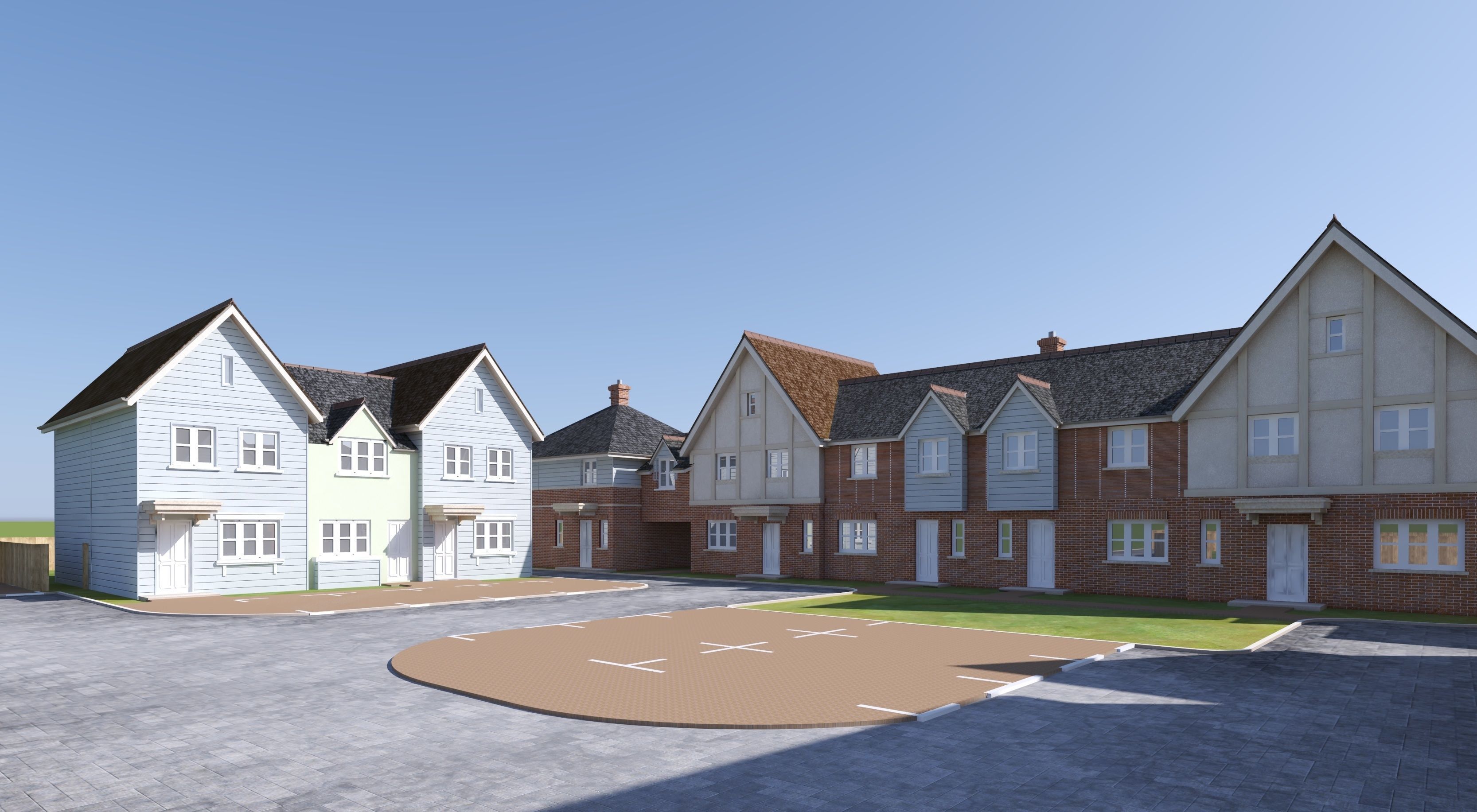 UK country neighborhood 3D model_10