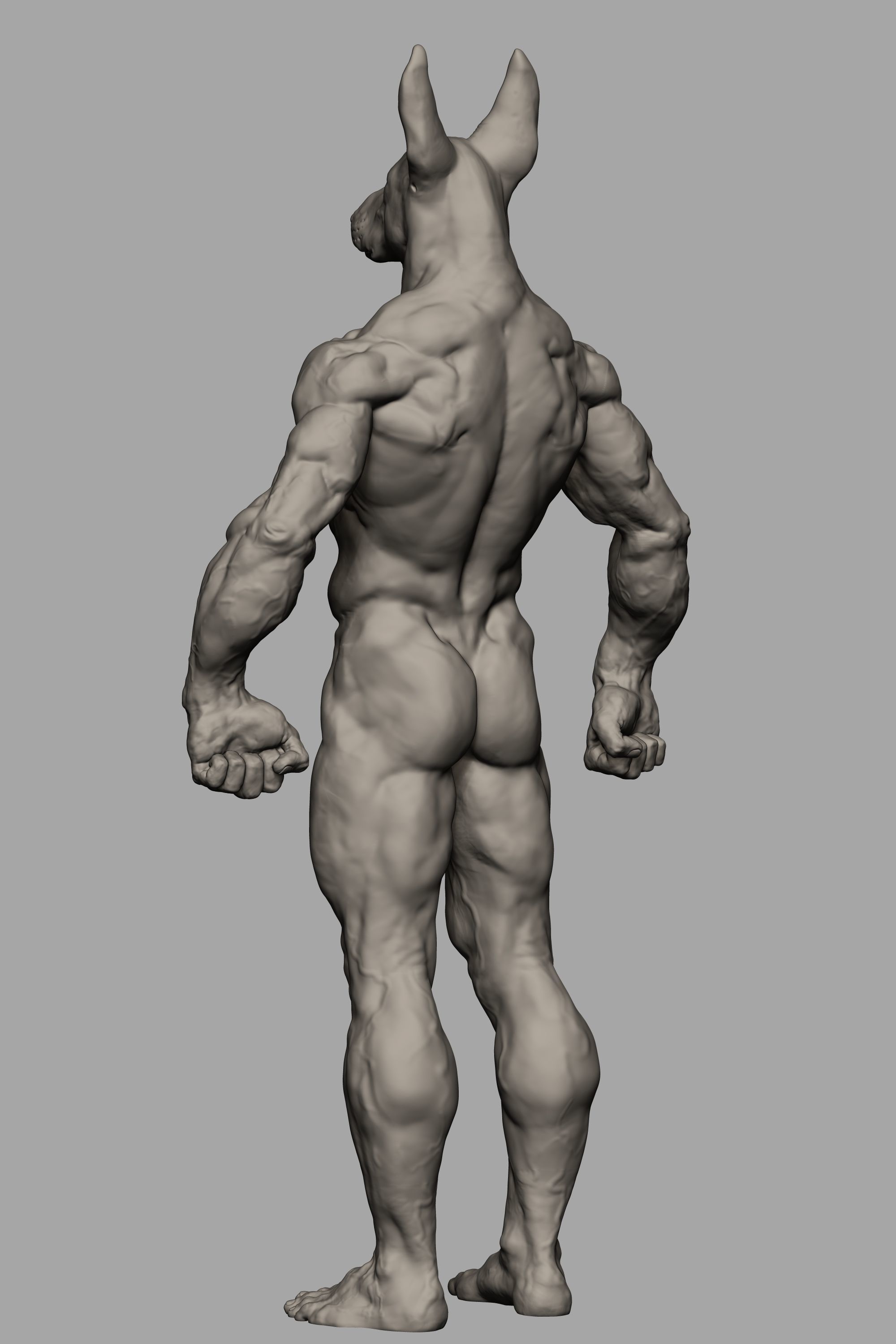 Anubis Body 3D print model_5