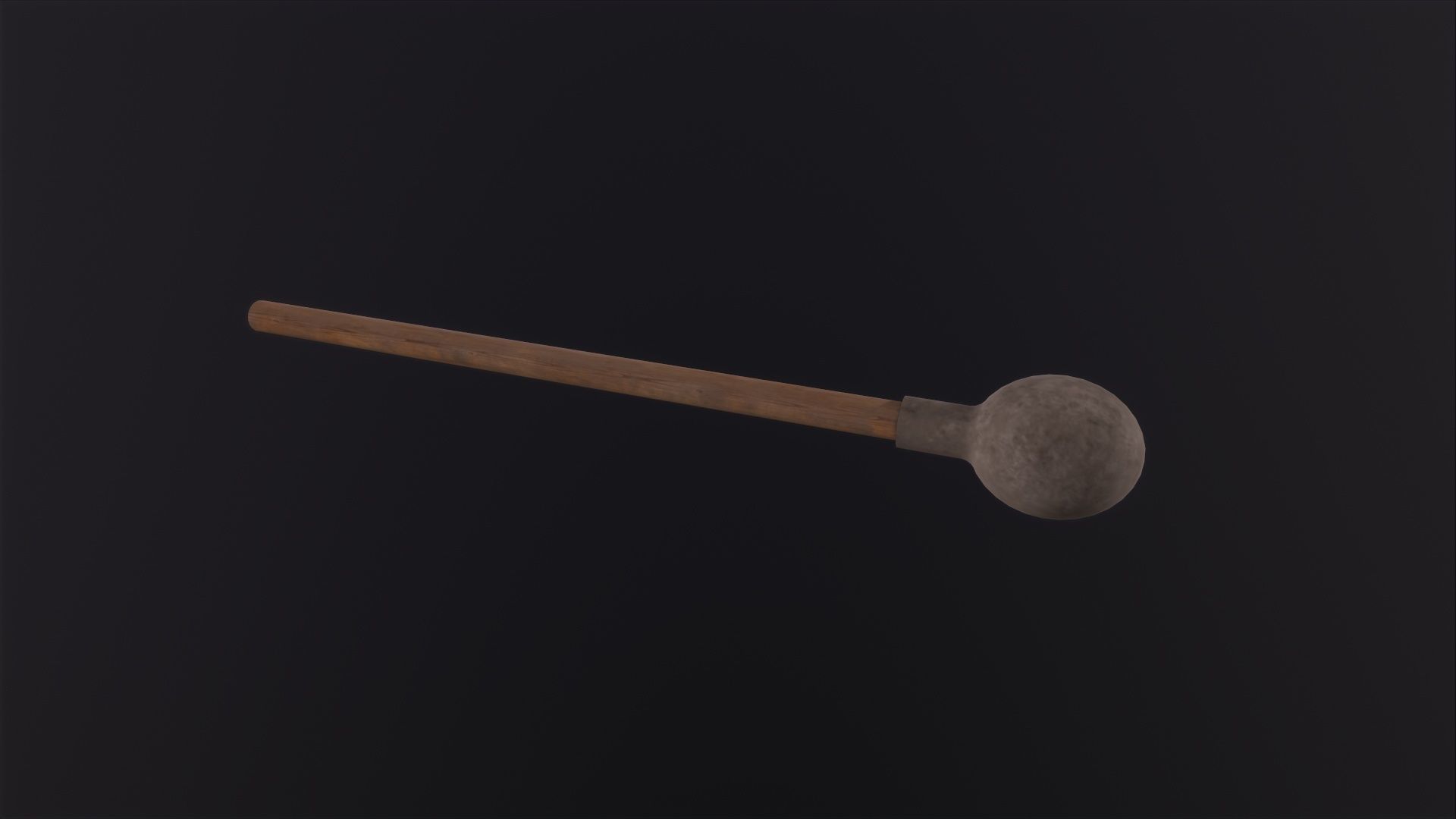 Drum Mallet 3D Model Low-poly 3D model_6