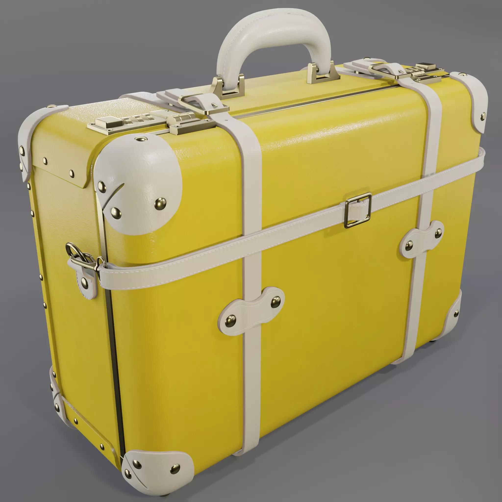 Steamline Corredpondent Overnighter Yellow 3D model_0