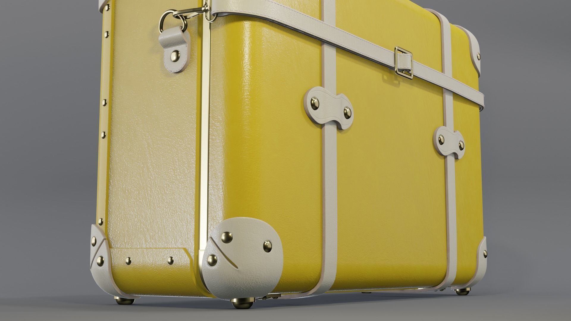 Steamline Corredpondent Overnighter Yellow 3D model_3