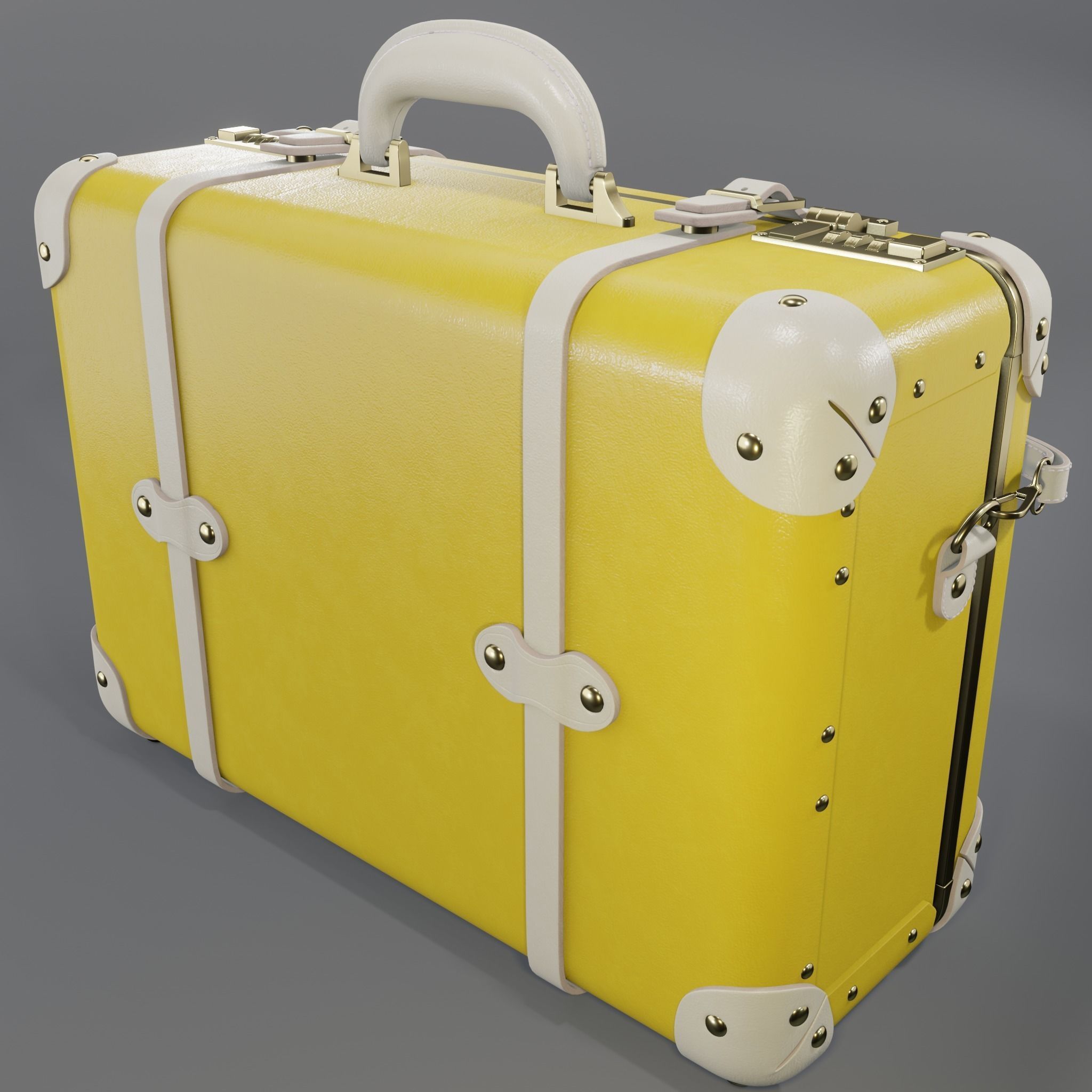 Steamline Corredpondent Overnighter Yellow 3D model_1