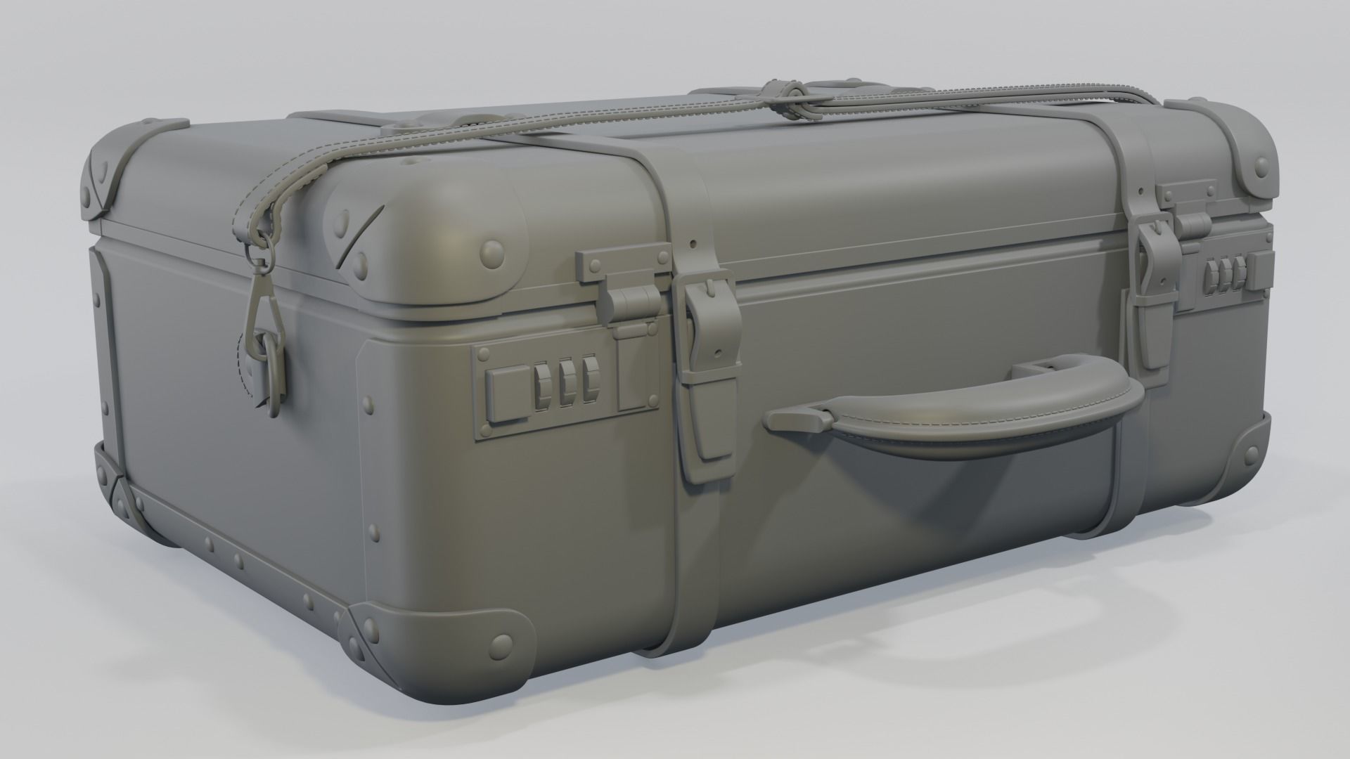 Steamline Corredpondent Overnighter Yellow 3D model_7