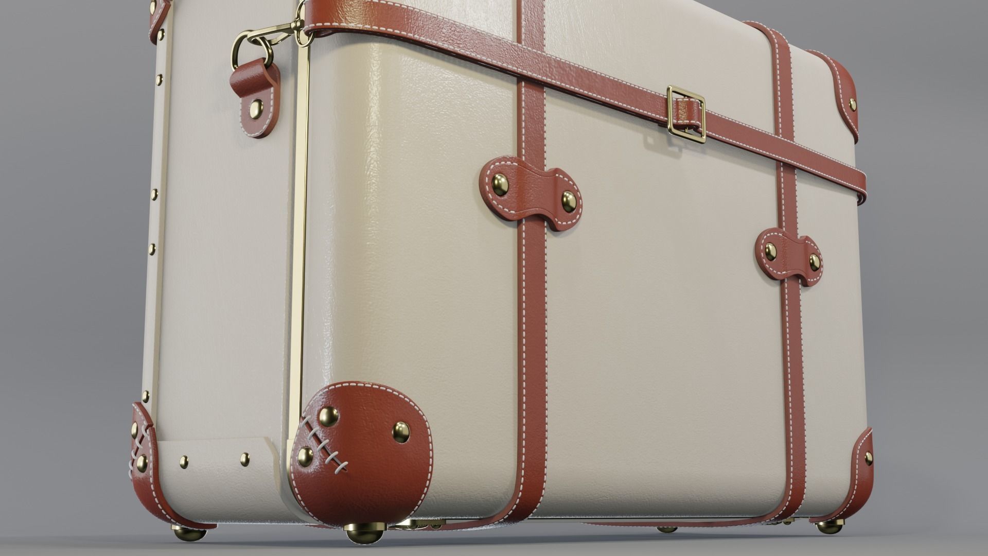 Steamline Diplomat Cream Overnighter 3D model_3