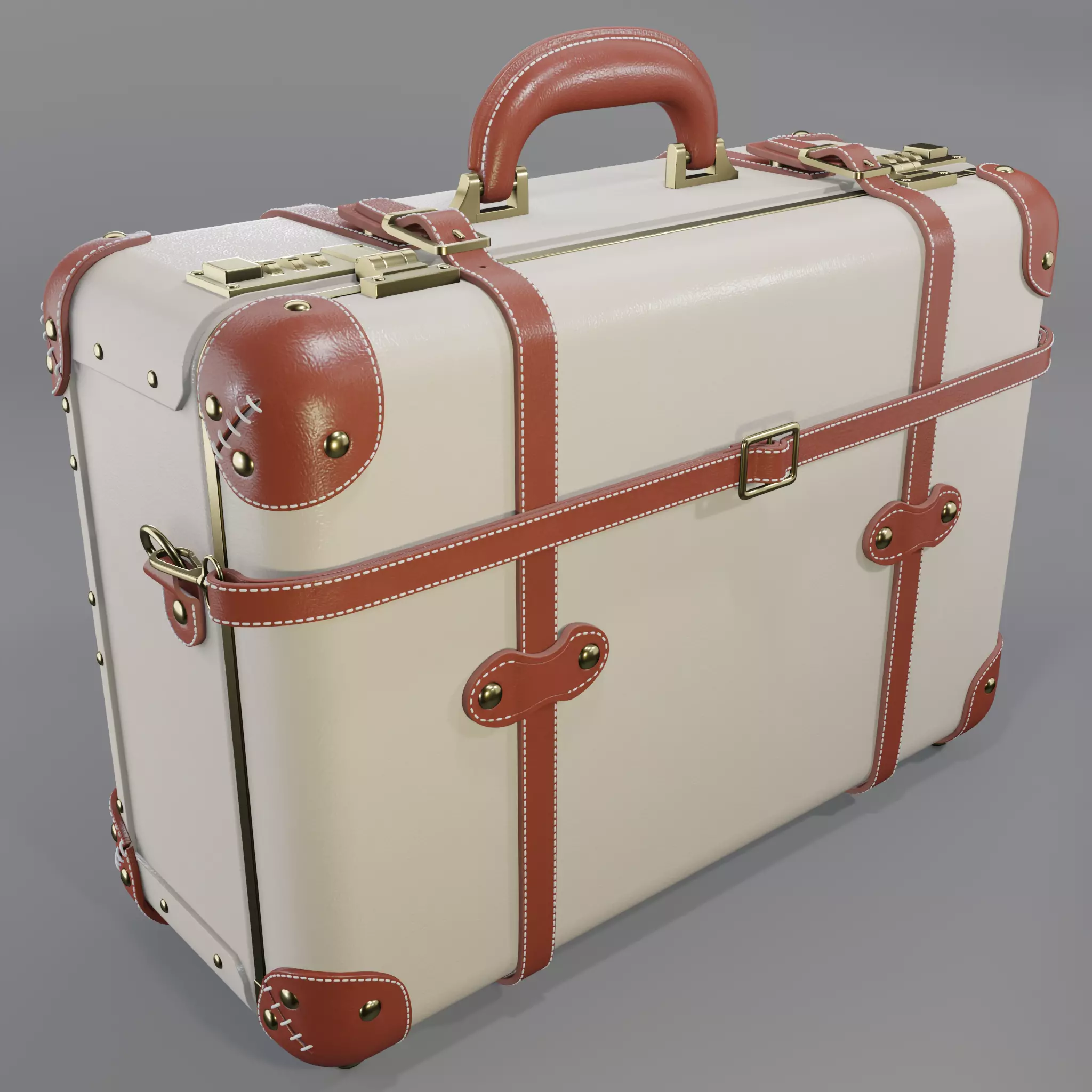 Steamline Diplomat Cream Overnighter 3D model_0