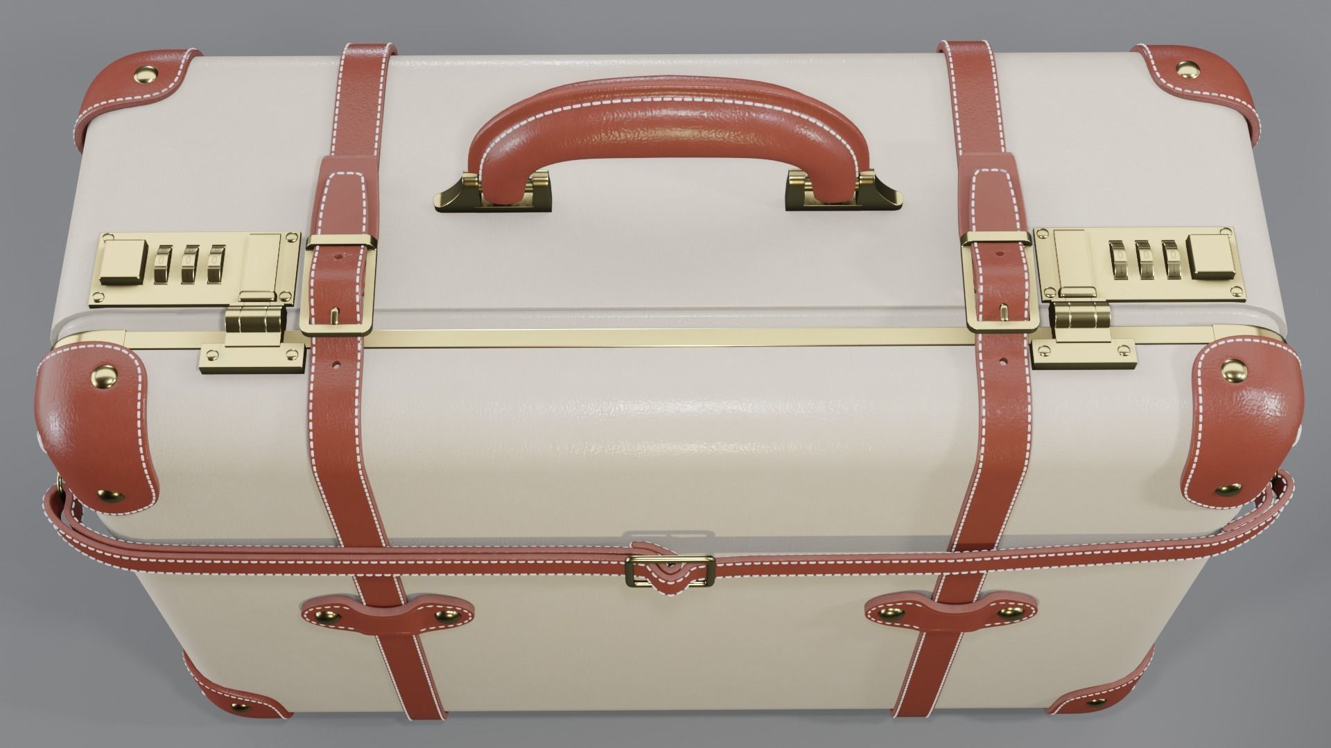 Steamline Diplomat Cream Overnighter 3D model_2