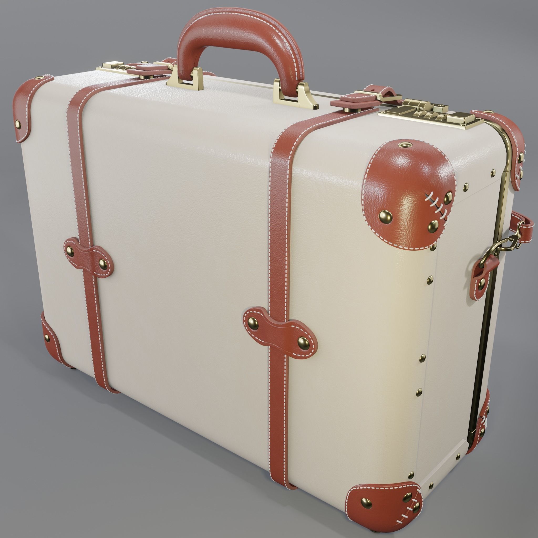 Steamline Diplomat Cream Overnighter 3D model_1