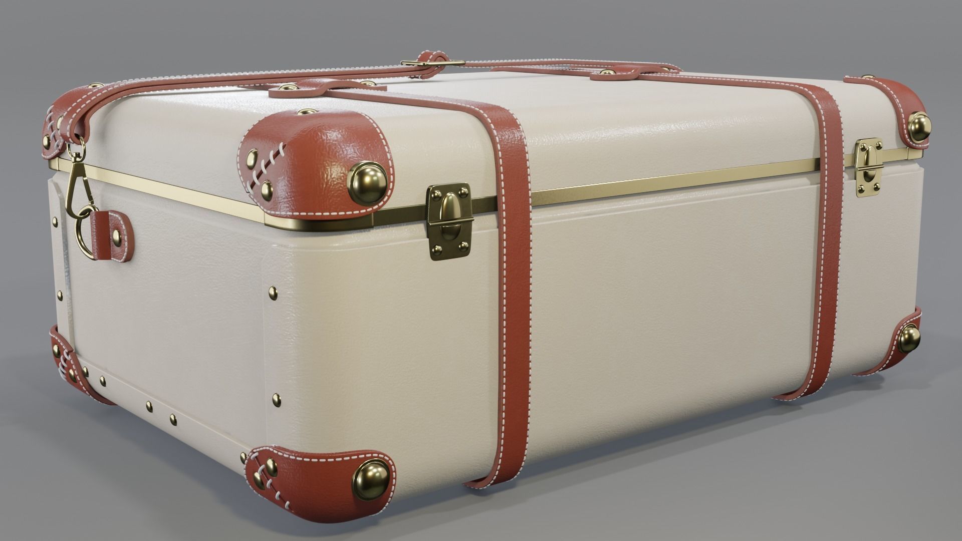 Steamline Diplomat Cream Overnighter 3D model_4