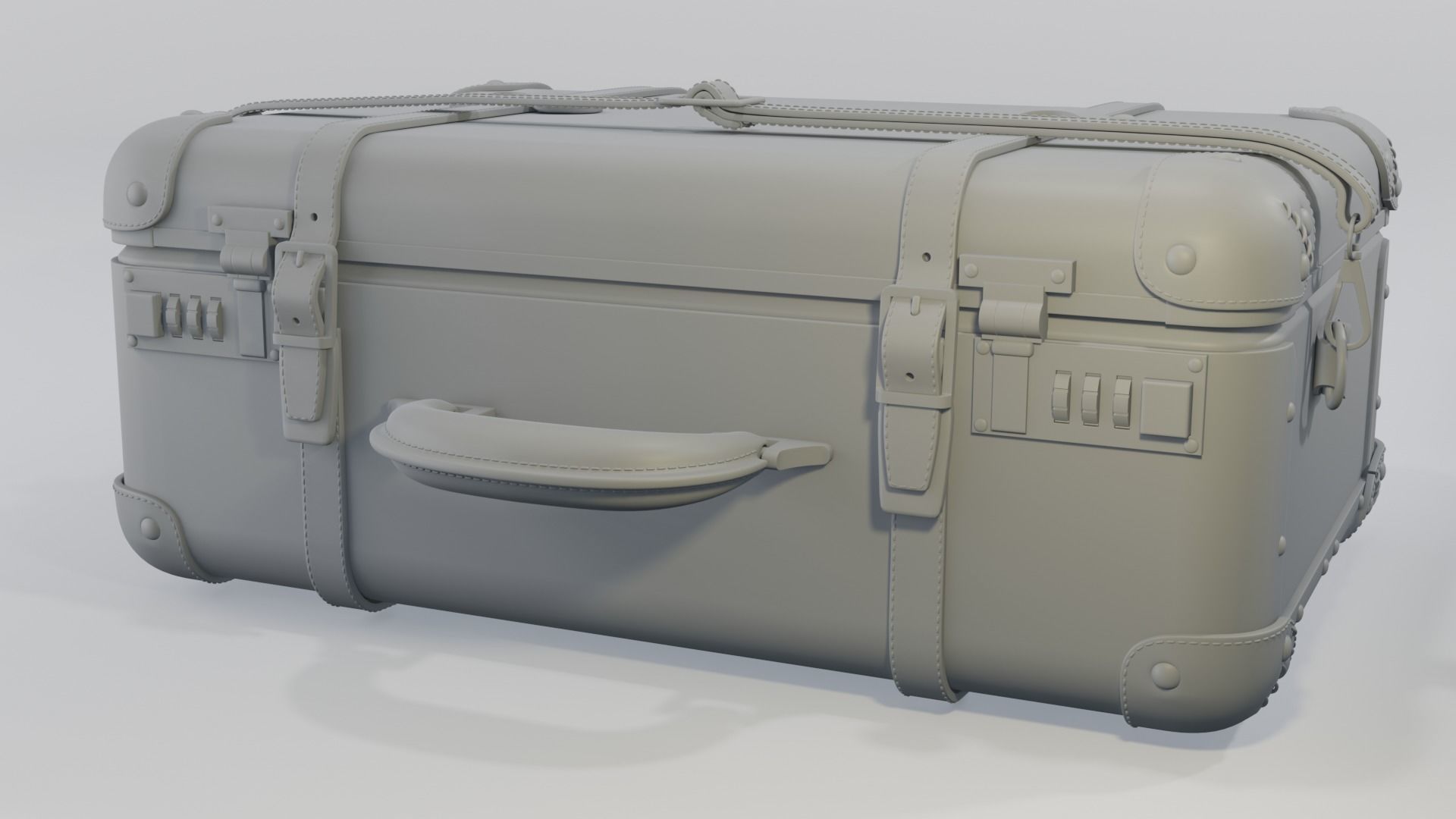 Steamline Diplomat Green Overnighter 3D model_5