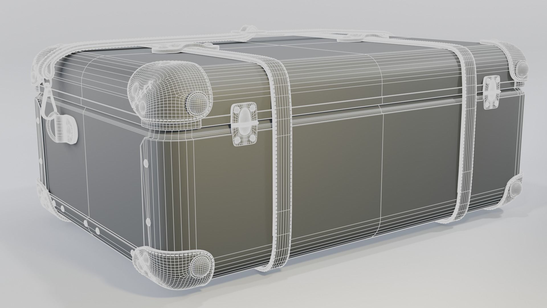 Steamline Diplomat Green Overnighter 3D model_8