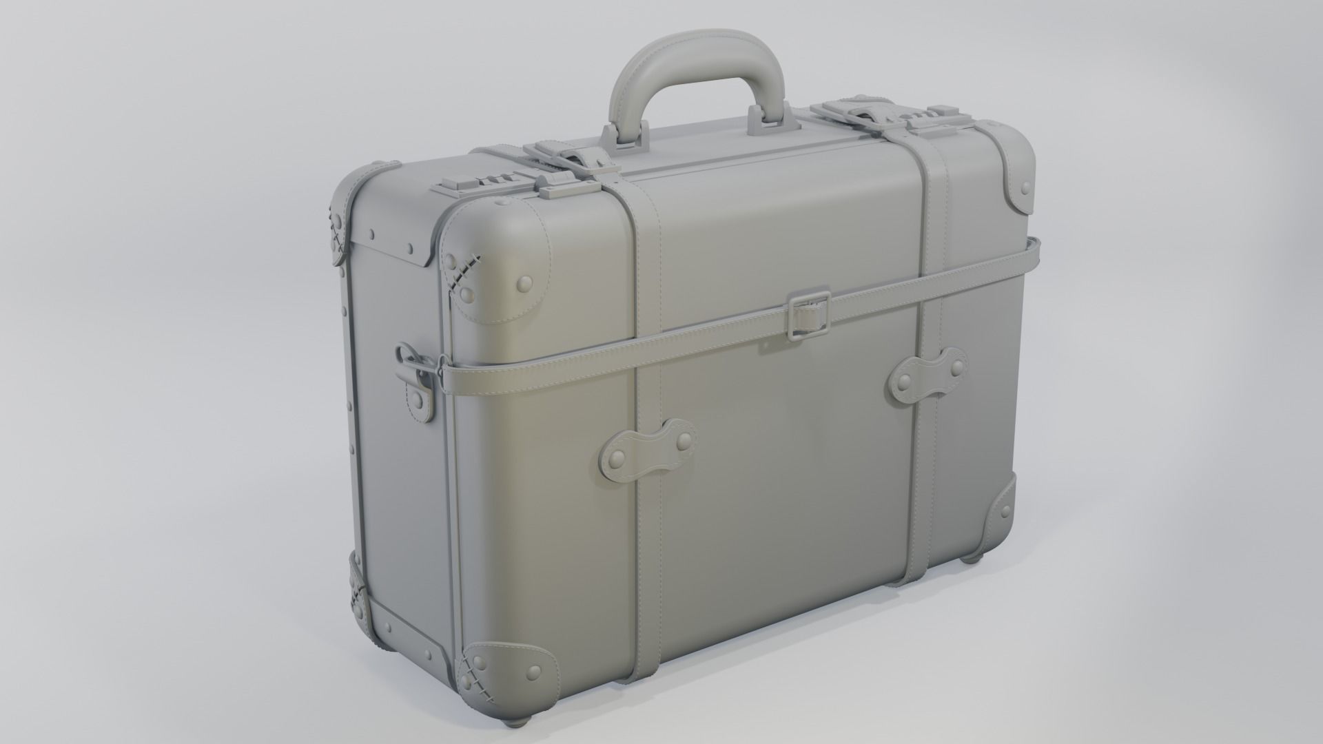 Steamline Diplomat Green Overnighter 3D model_7