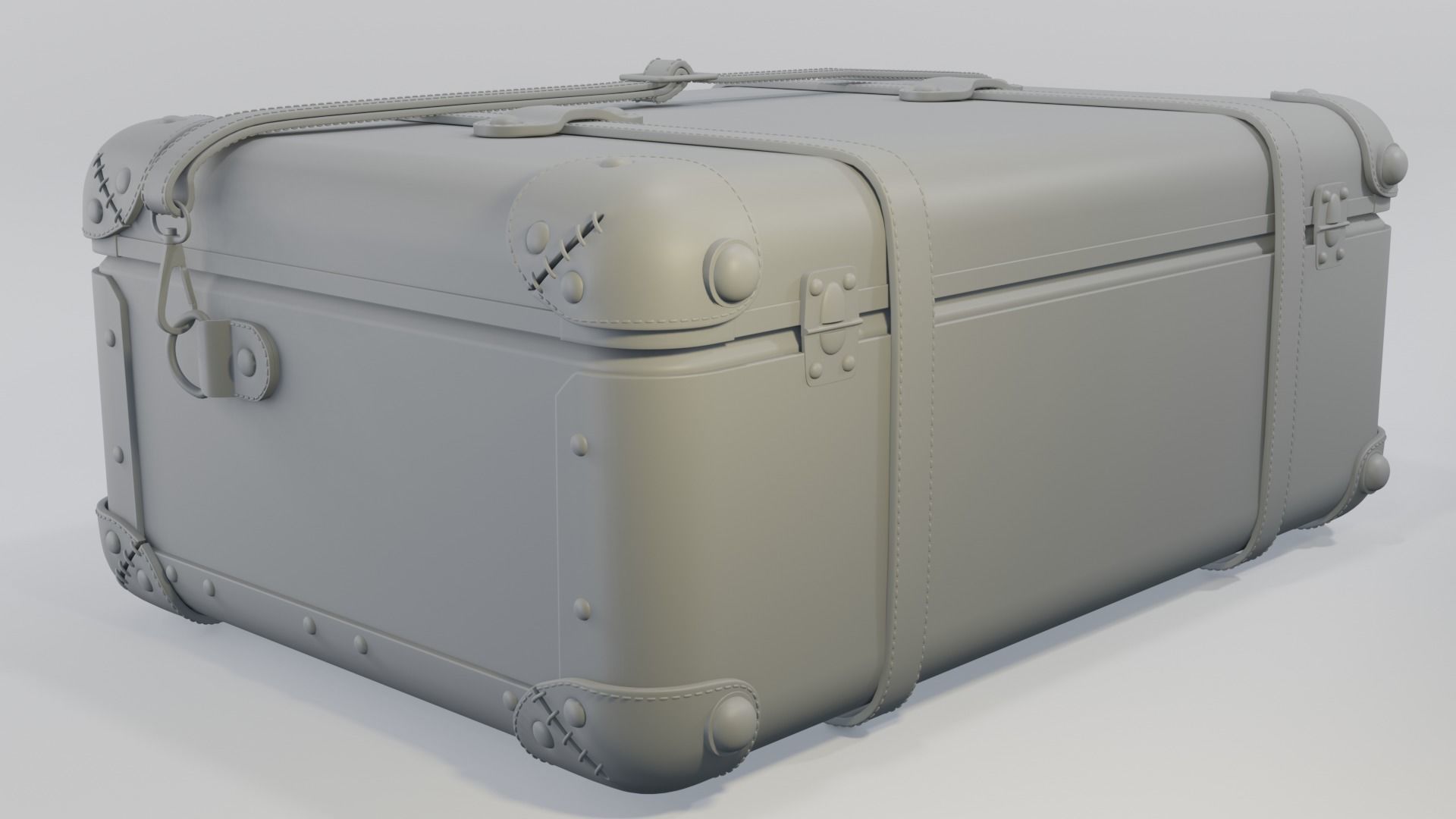 Steamline Diplomat Green Overnighter 3D model_6