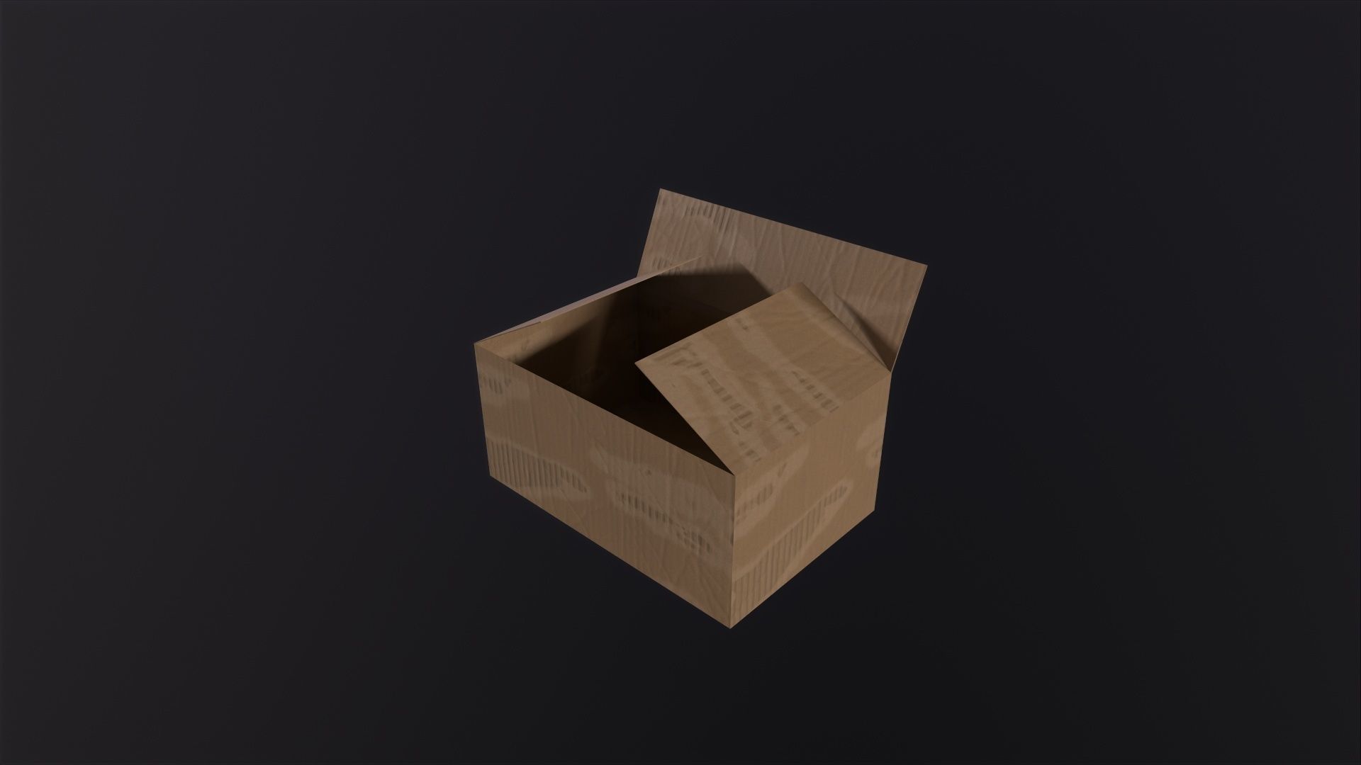 Cardboard Boxes 3D Model Low-poly 3D model_5