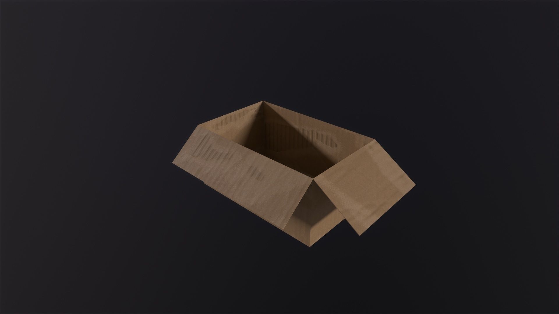 Cardboard Boxes 3D Model Low-poly 3D model_6