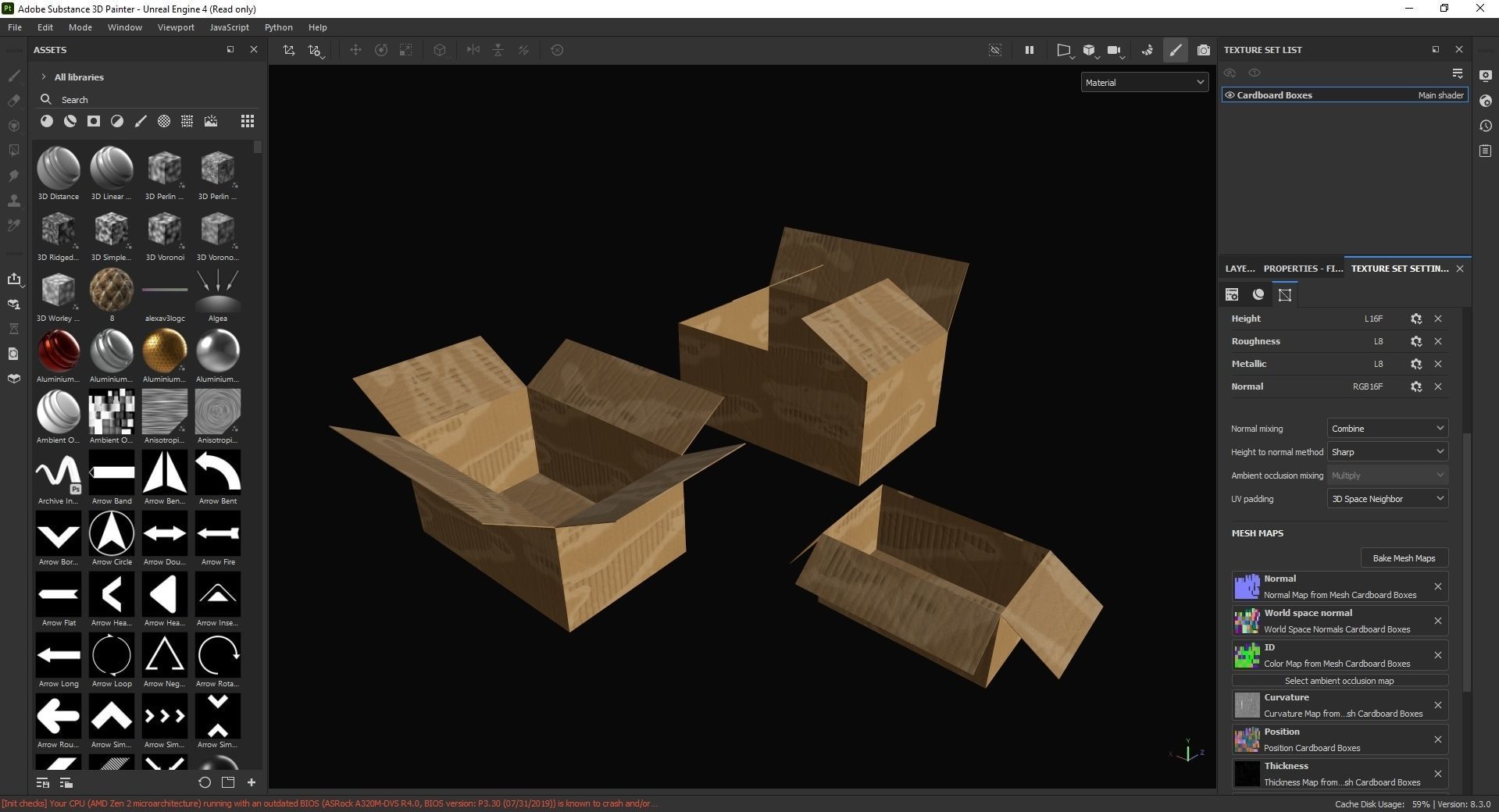 Cardboard Boxes 3D Model Low-poly 3D model_7