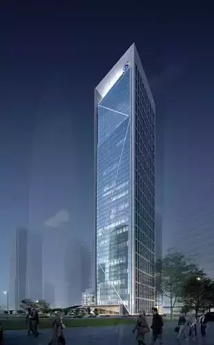 3Dmax fashion city commercial square building 421