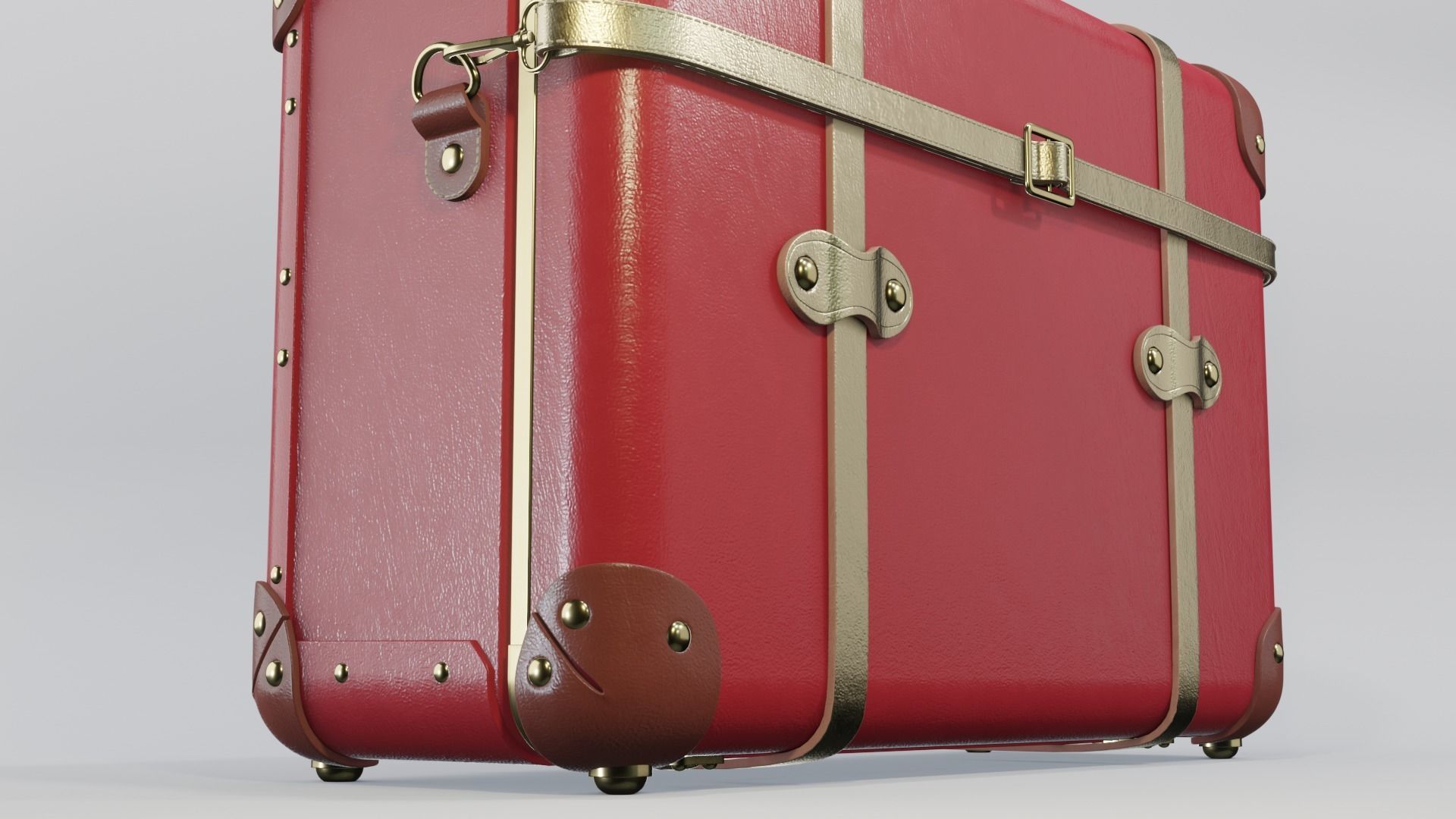 Steamline Soprano Overnighter Red 3D model_3